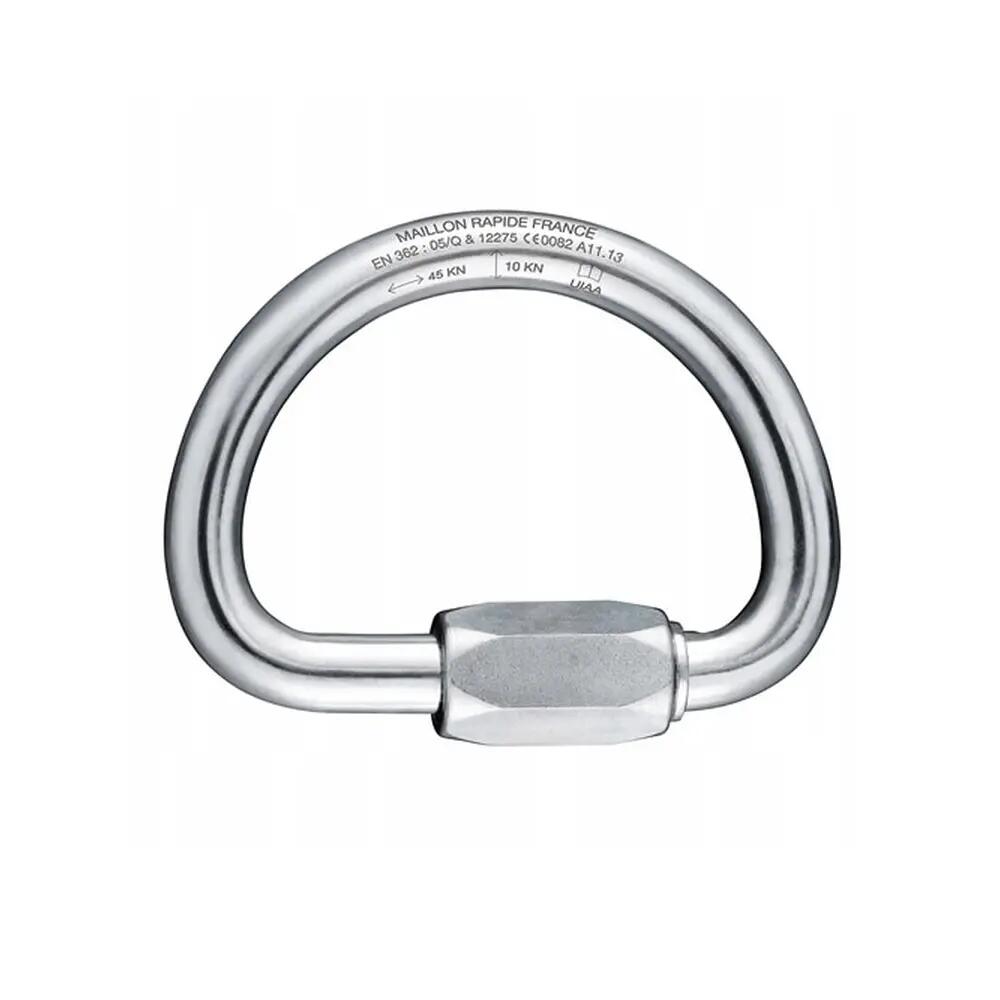 Carabina in alluminio Petzl Demi Rond Argent 2/2