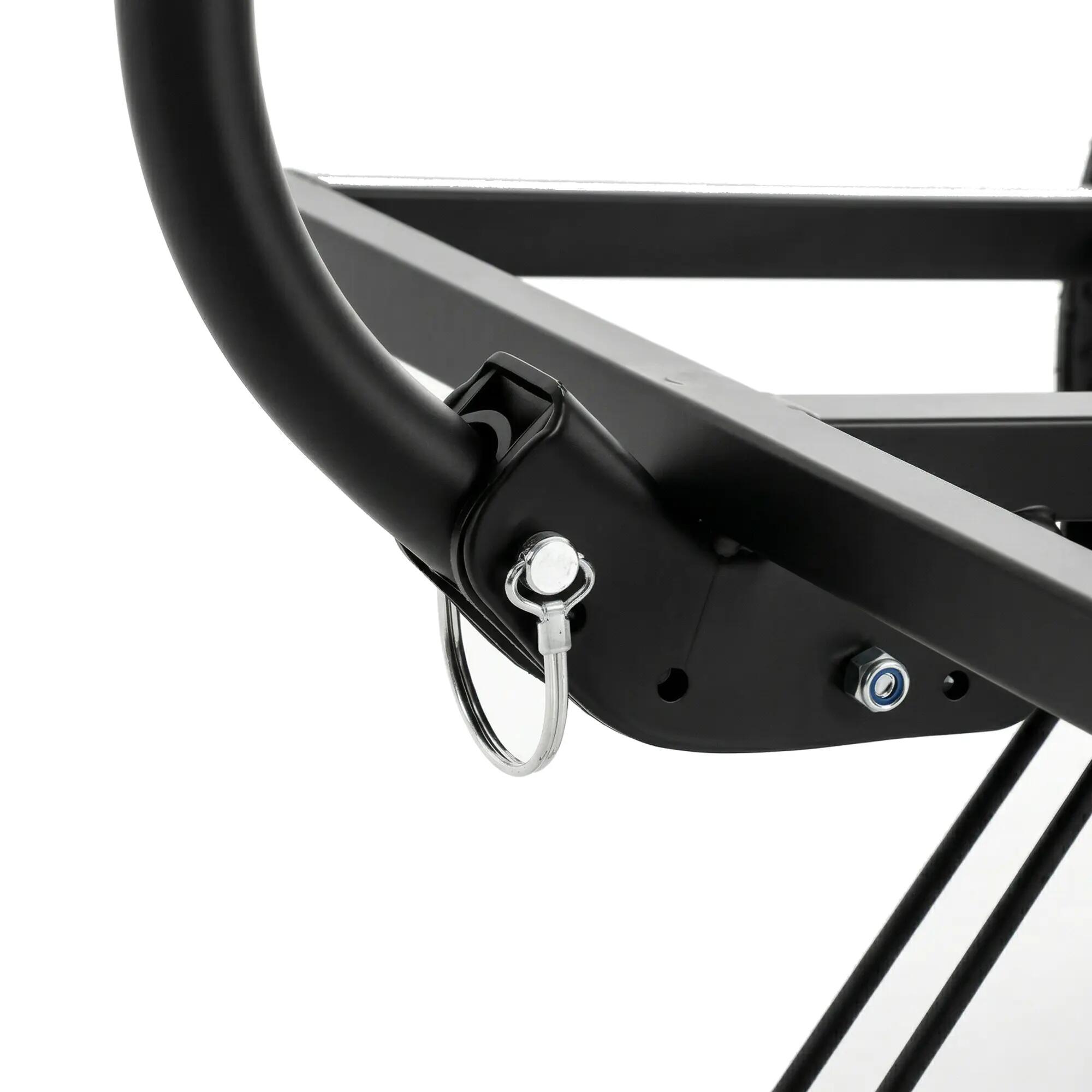 Reboque para bicicleta 145x60x42 cm preto SPORTNOW 5/5
