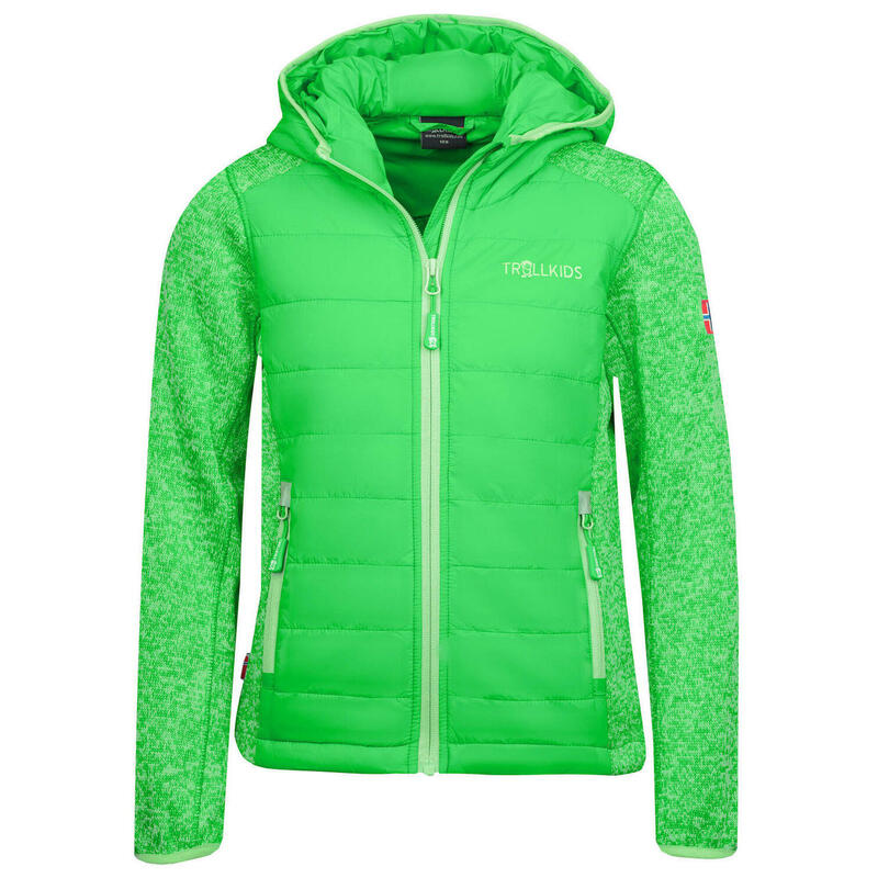 Veste polaire Skabu respirante pour enfants Vert clair