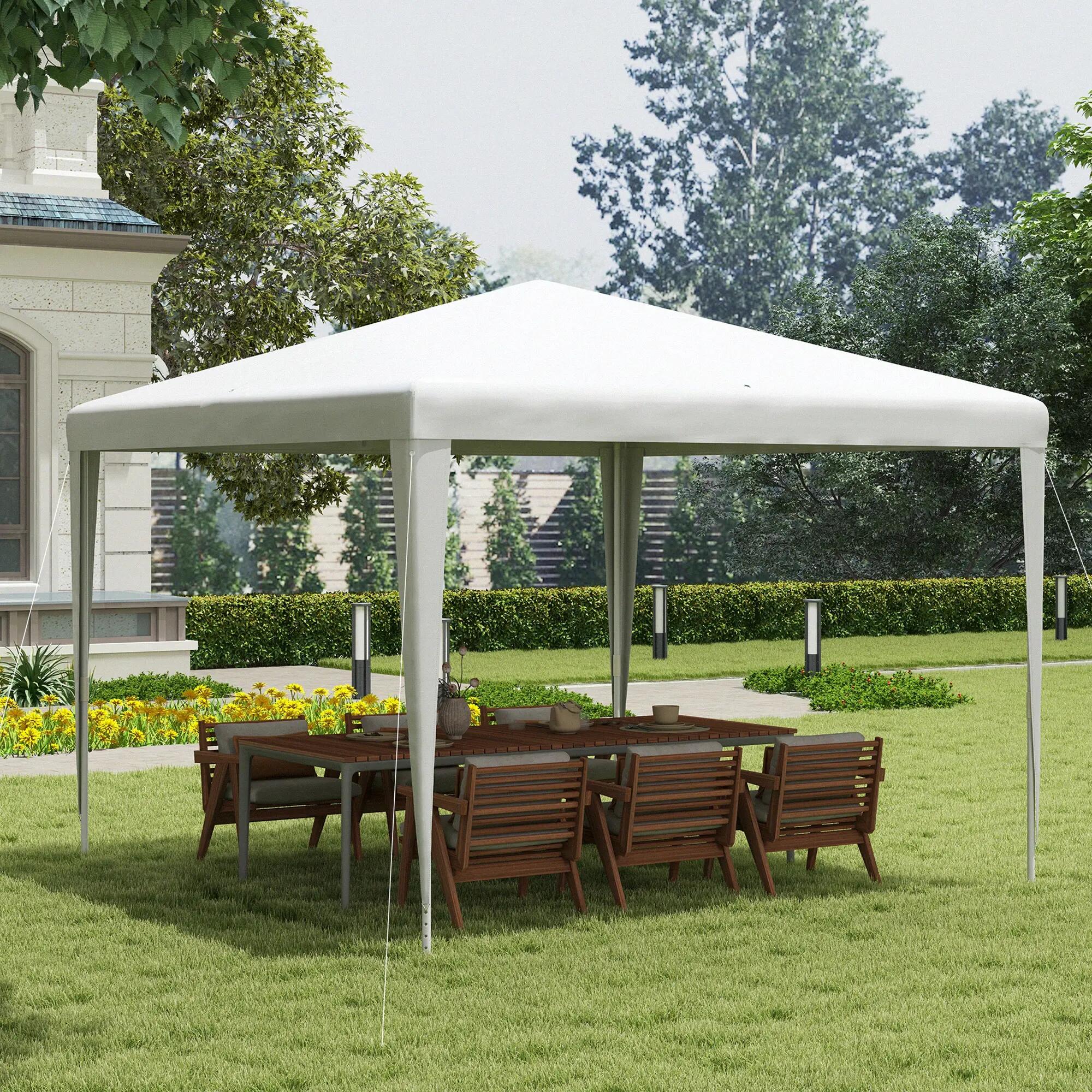 Carpa Evento Deportivo 293x293x252 cm Blanco 2/7