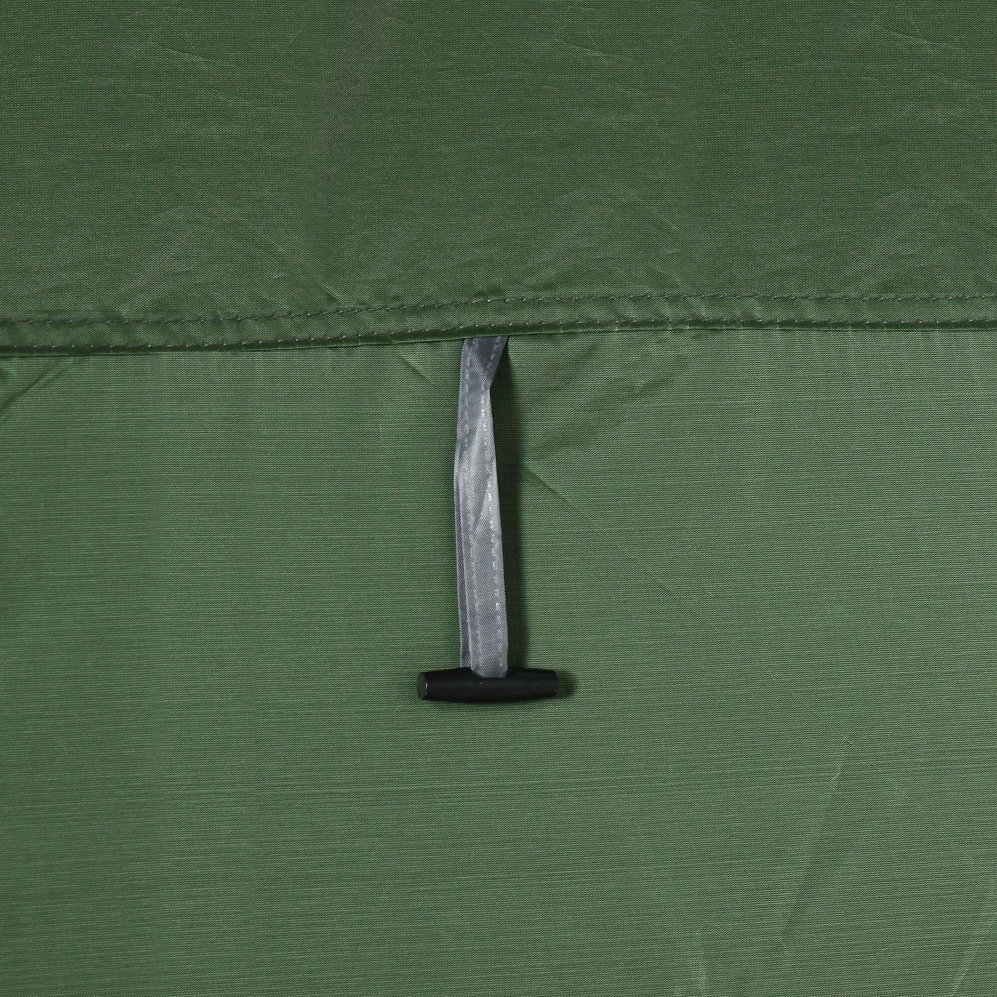 Tenda de duche 126x124x189 cm verde Outsunny 4/7