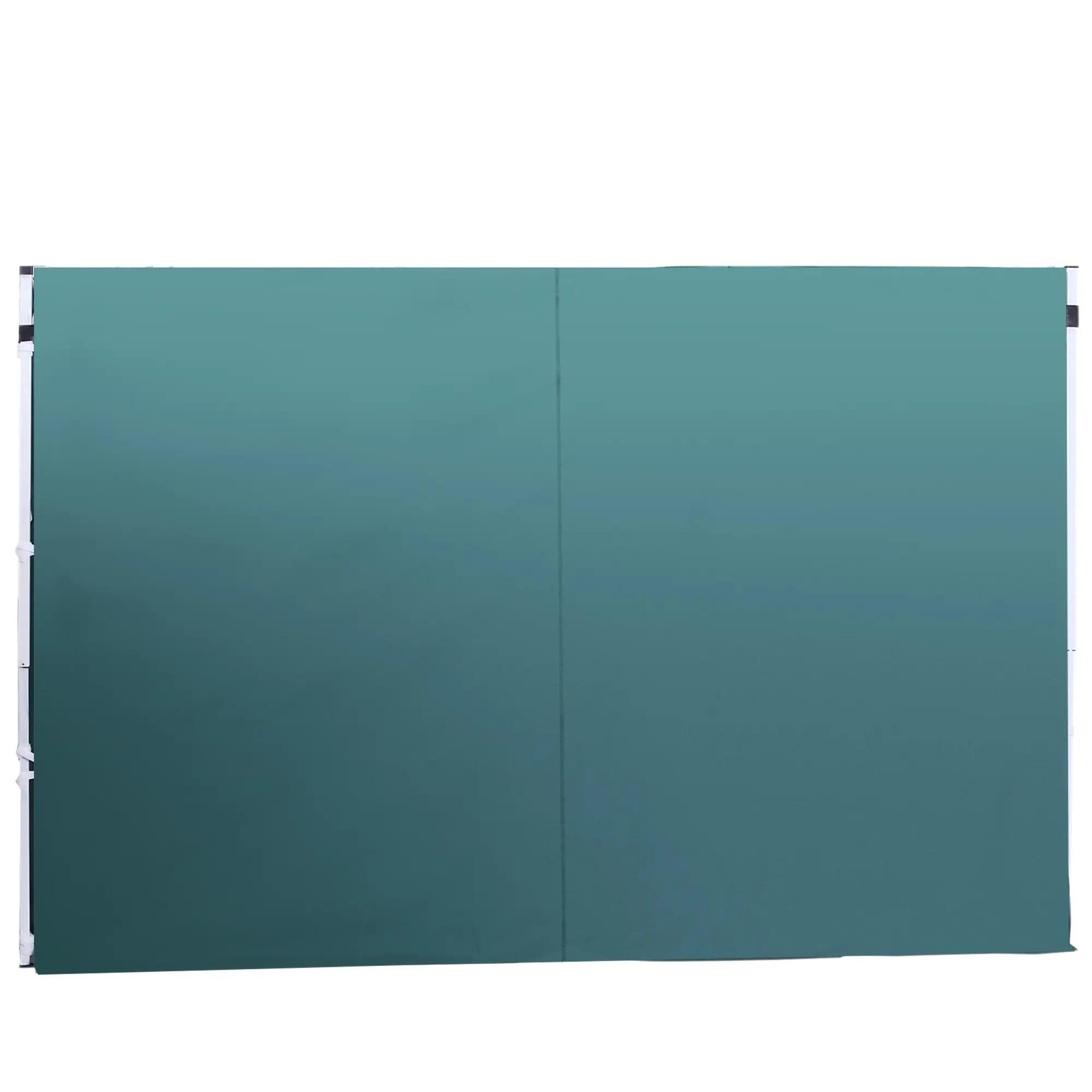 Parede lateral tendas 300x200 cm verde escuro Outsunny 5/7