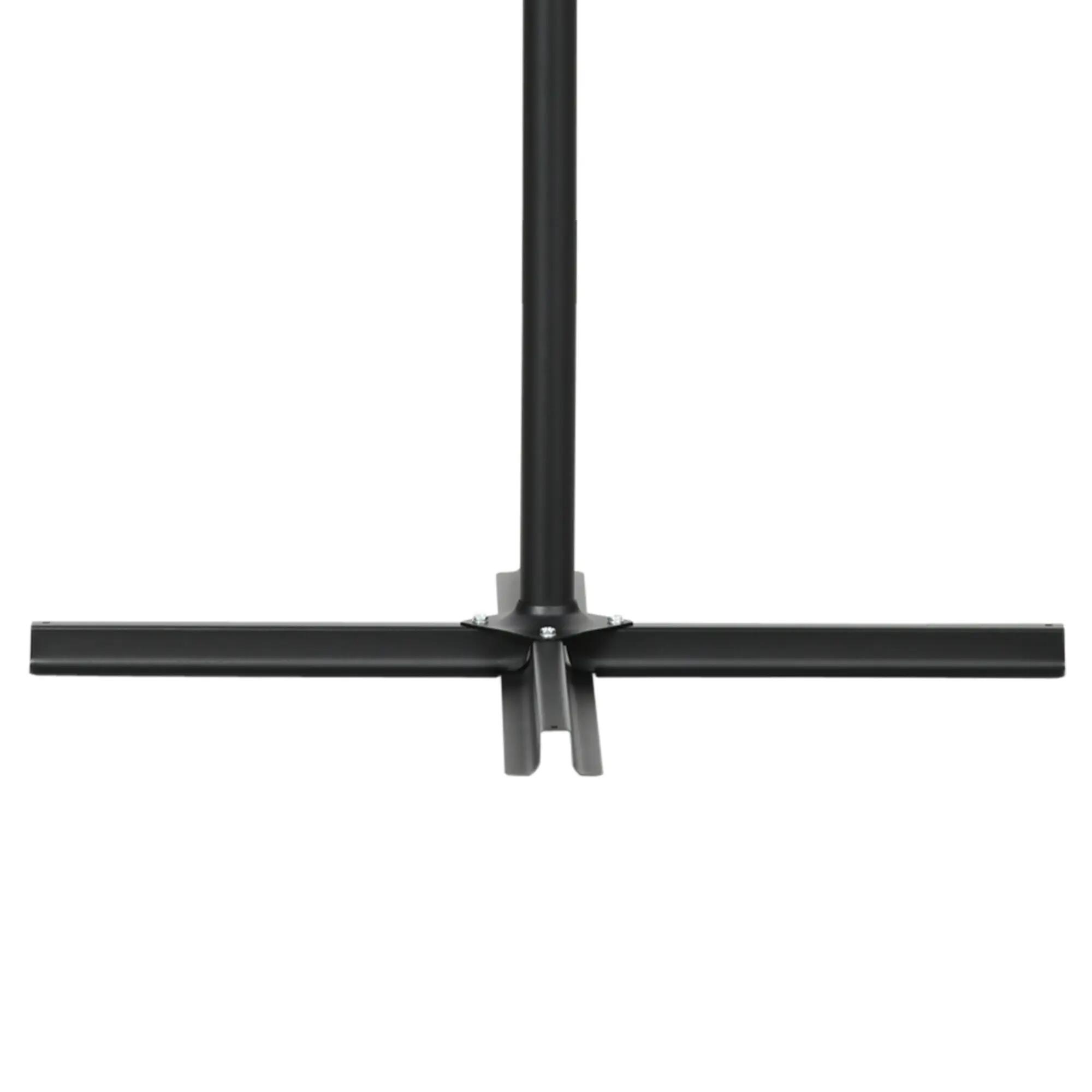 Chapéu de sol excêntrico 295x295x260 cm beige Outsunny 4/7