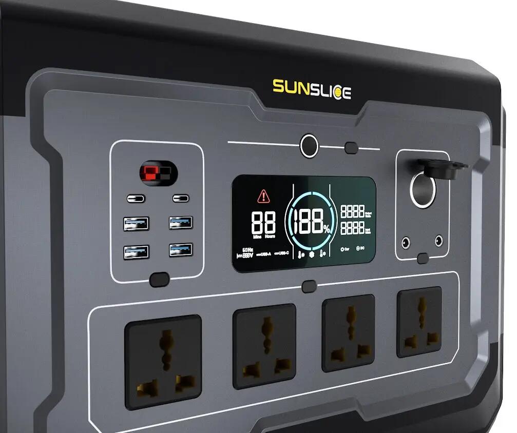Station d'énergie portable 2048 Wh 2500 W LiFePO4 extensible Gravity 2048 Noir 7/11