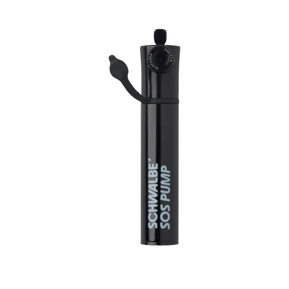 Bomba de mão Schwalbe SOS Compacto Alumínio Anodizado — 85 PSI 4/4