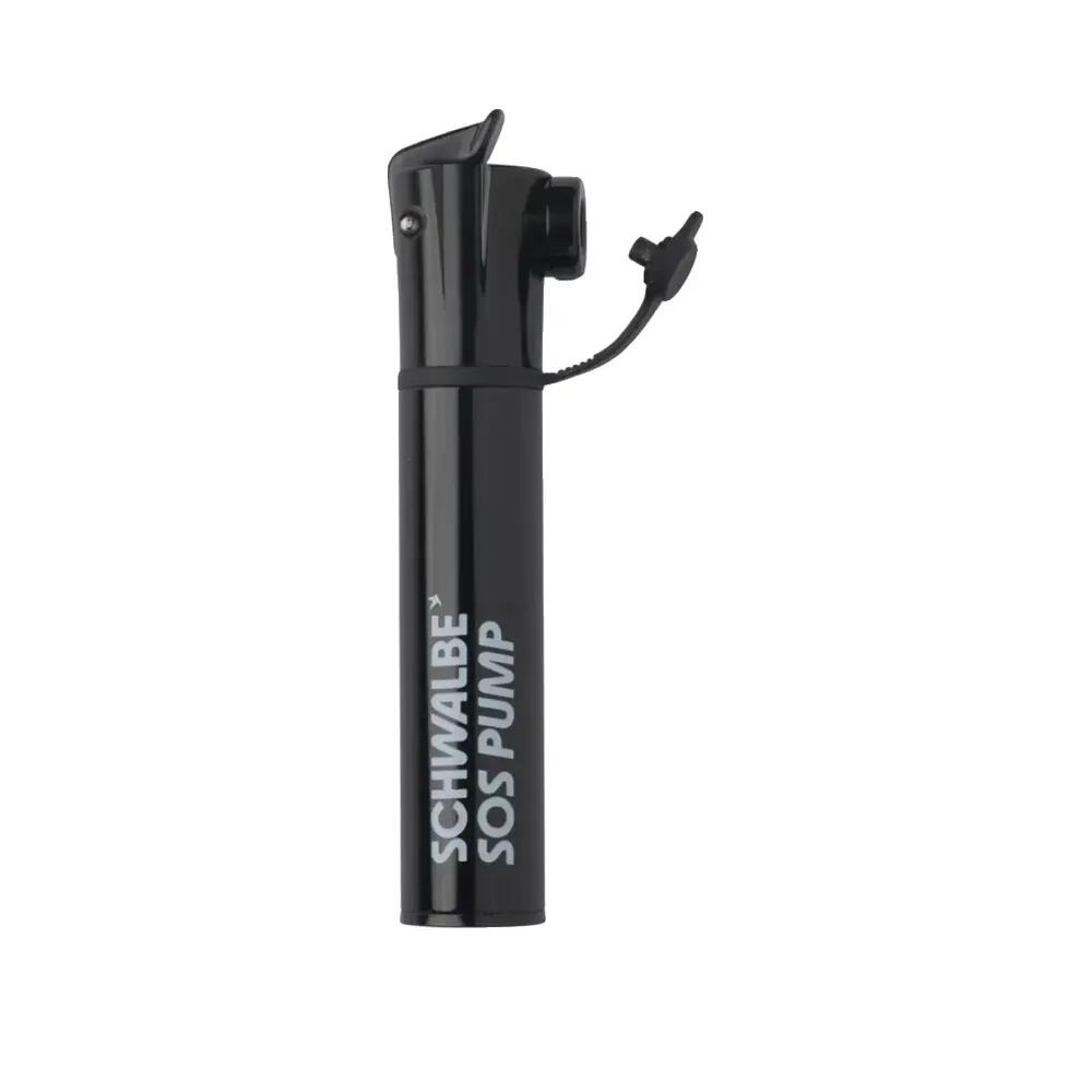Bomba de mão Schwalbe SOS Compacto Alumínio Anodizado — 85 PSI 2/4