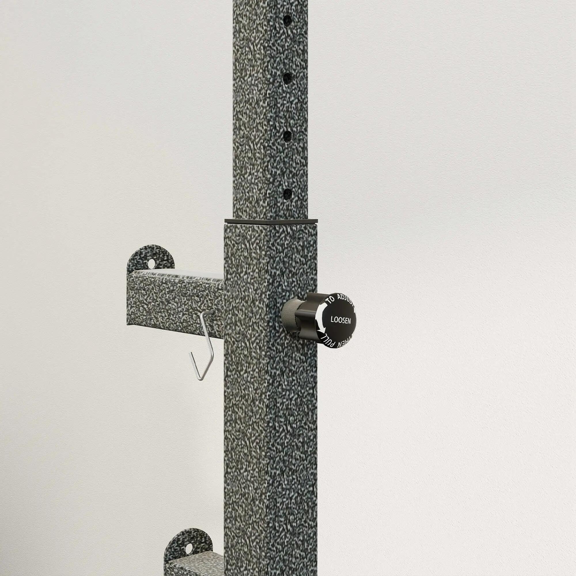 Suporte Barras Pesos SPORTNOW Altura Ajustável Carga 150 kg Rack Musculação 5/7