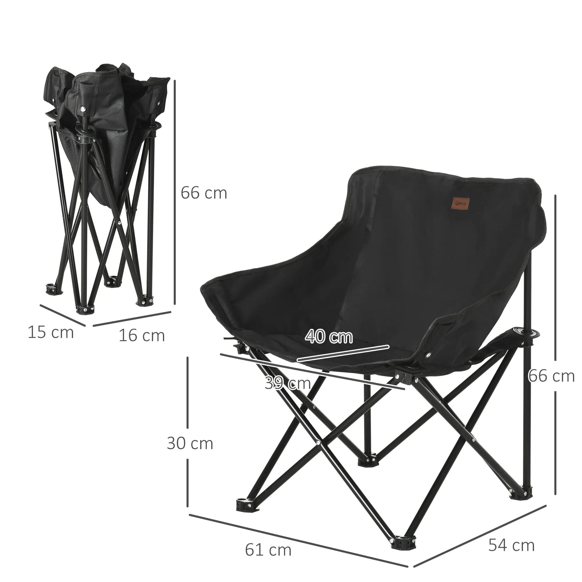 Chaise de camping pliable 3/5