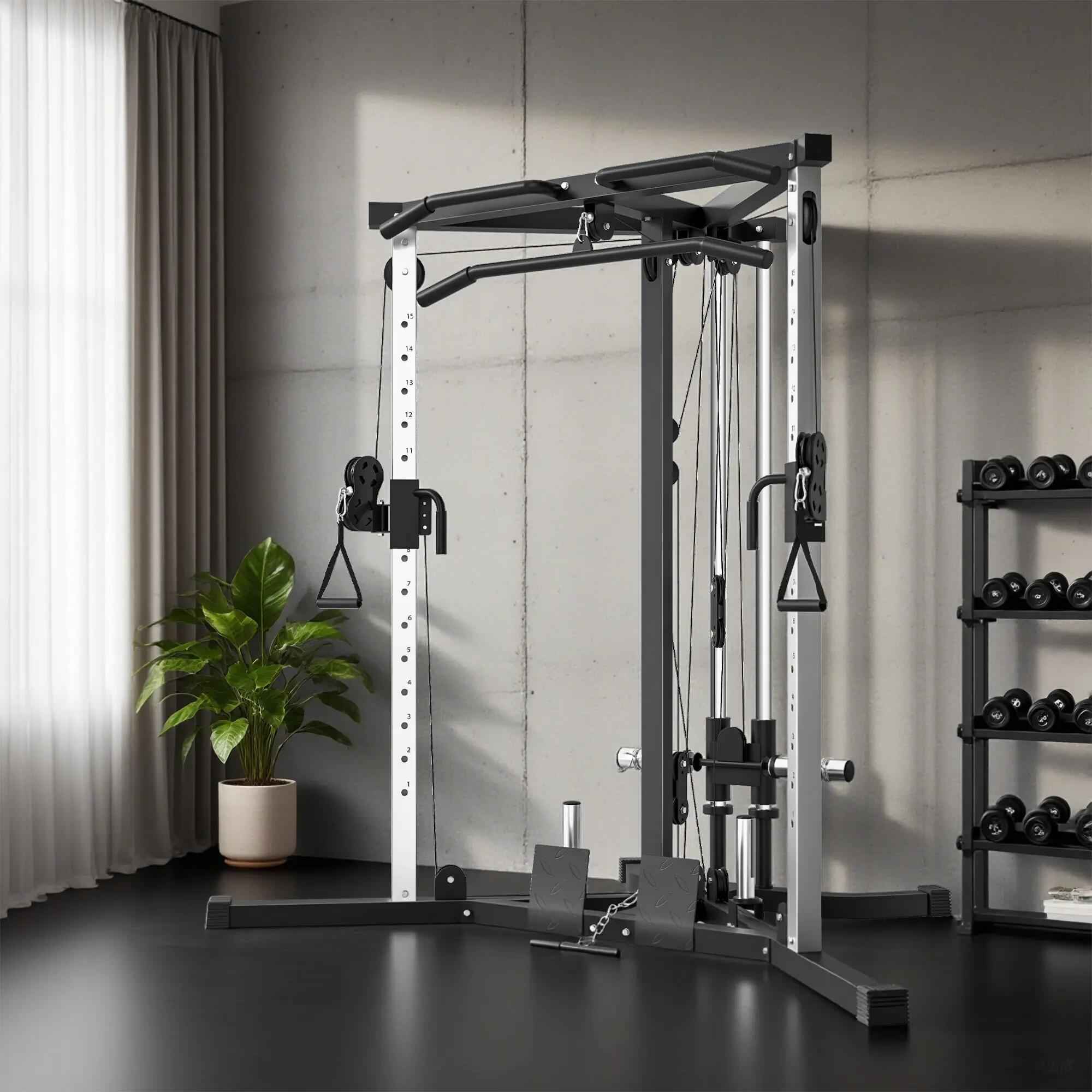 Multiestación Musculación Máquina de Musculación Estación de Dominadas 2/8