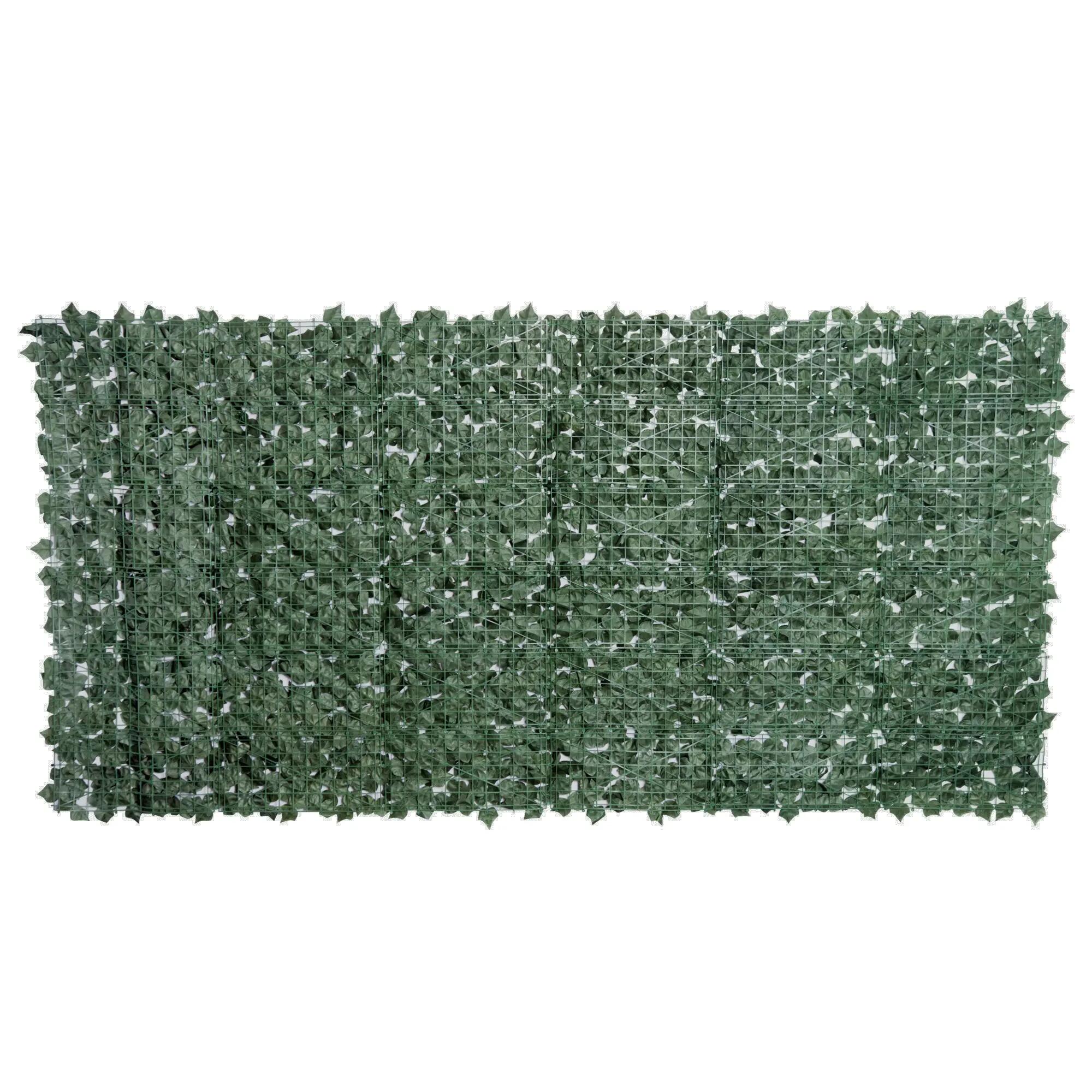 Rolo de Vedação Artificial Outsunny 300x150cm Verde 5/7