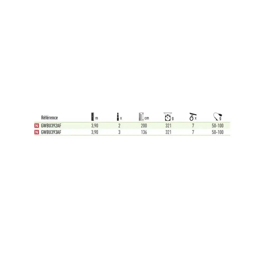 Canne de jigging Daiwa Grandwave Bulle 392 Negra 2/2