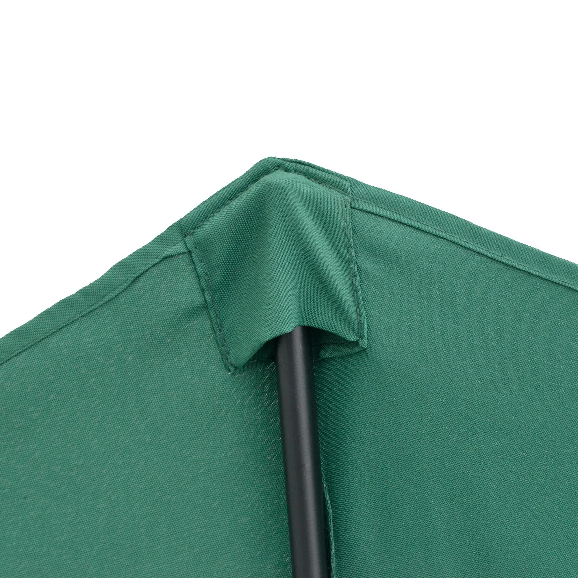 Chapéu de sol 269x138x236 cm verde Outsunny 4/7