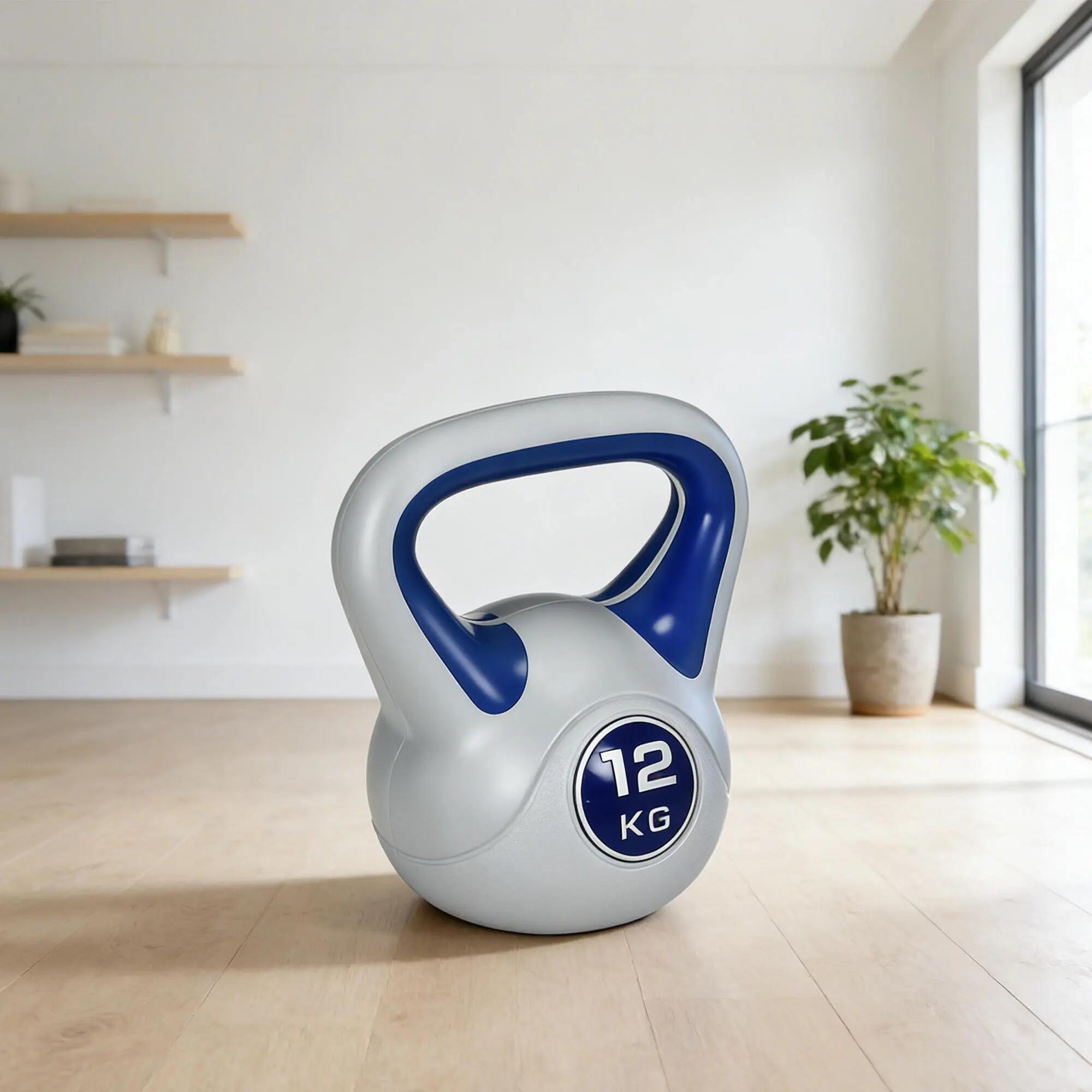 Kettlebell 12 kg cross training musculação Corength com Pega Larga SPORTNOW 2/7
