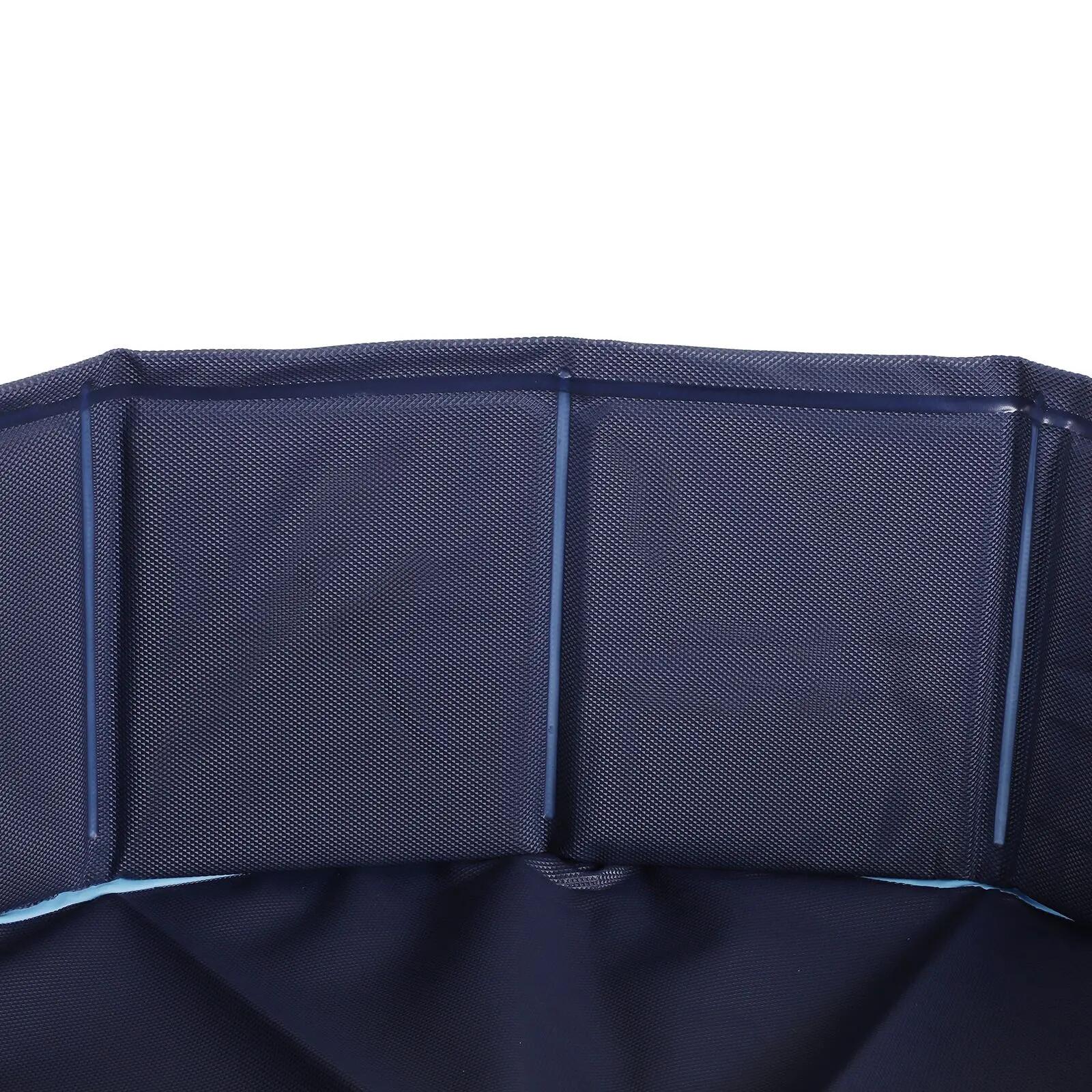 Piscina para Mascotas PawHut Ø80x20 cm Azul 5/7