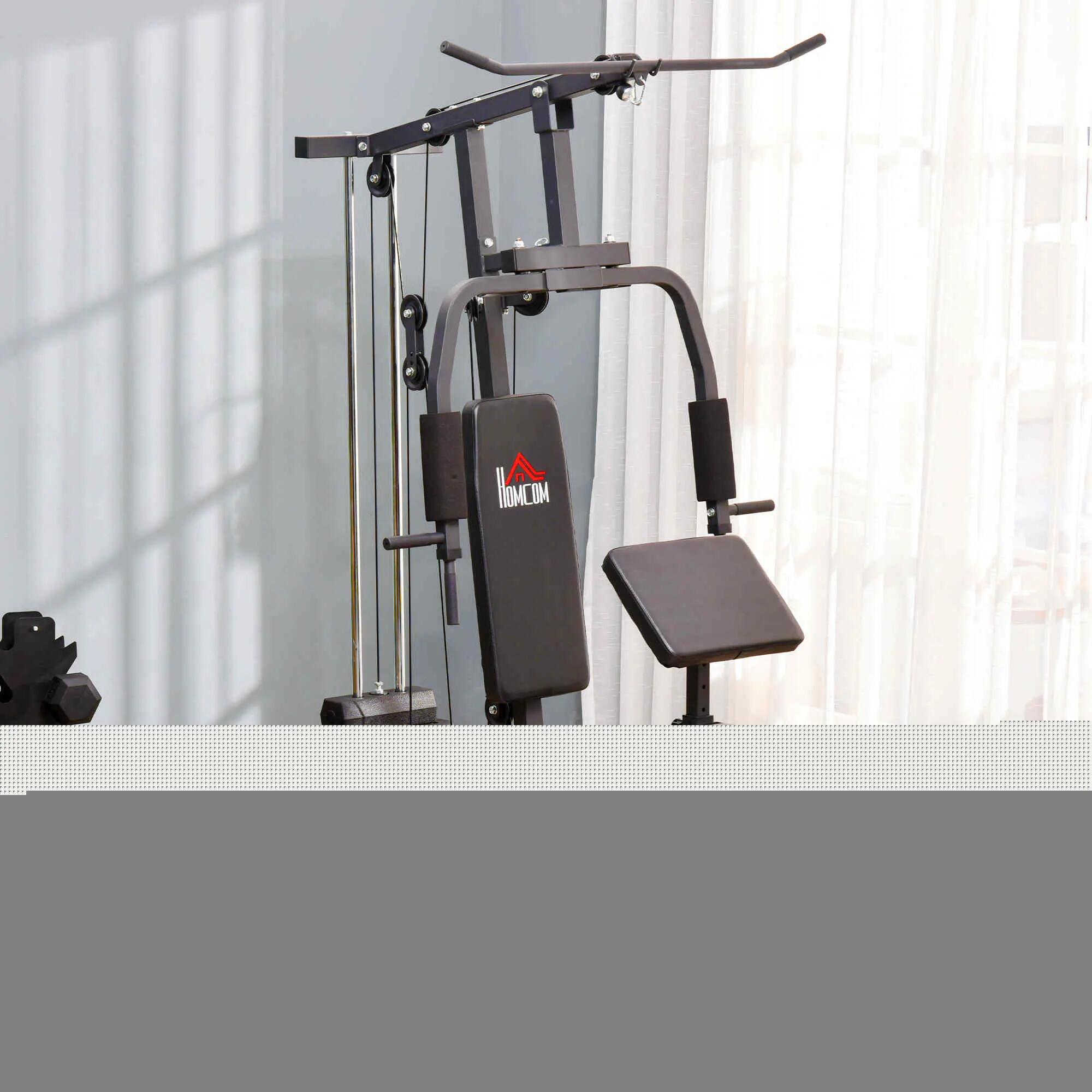 Multiestación Máquina de Musculación con Estribo para Piernas para Fitness 2/6