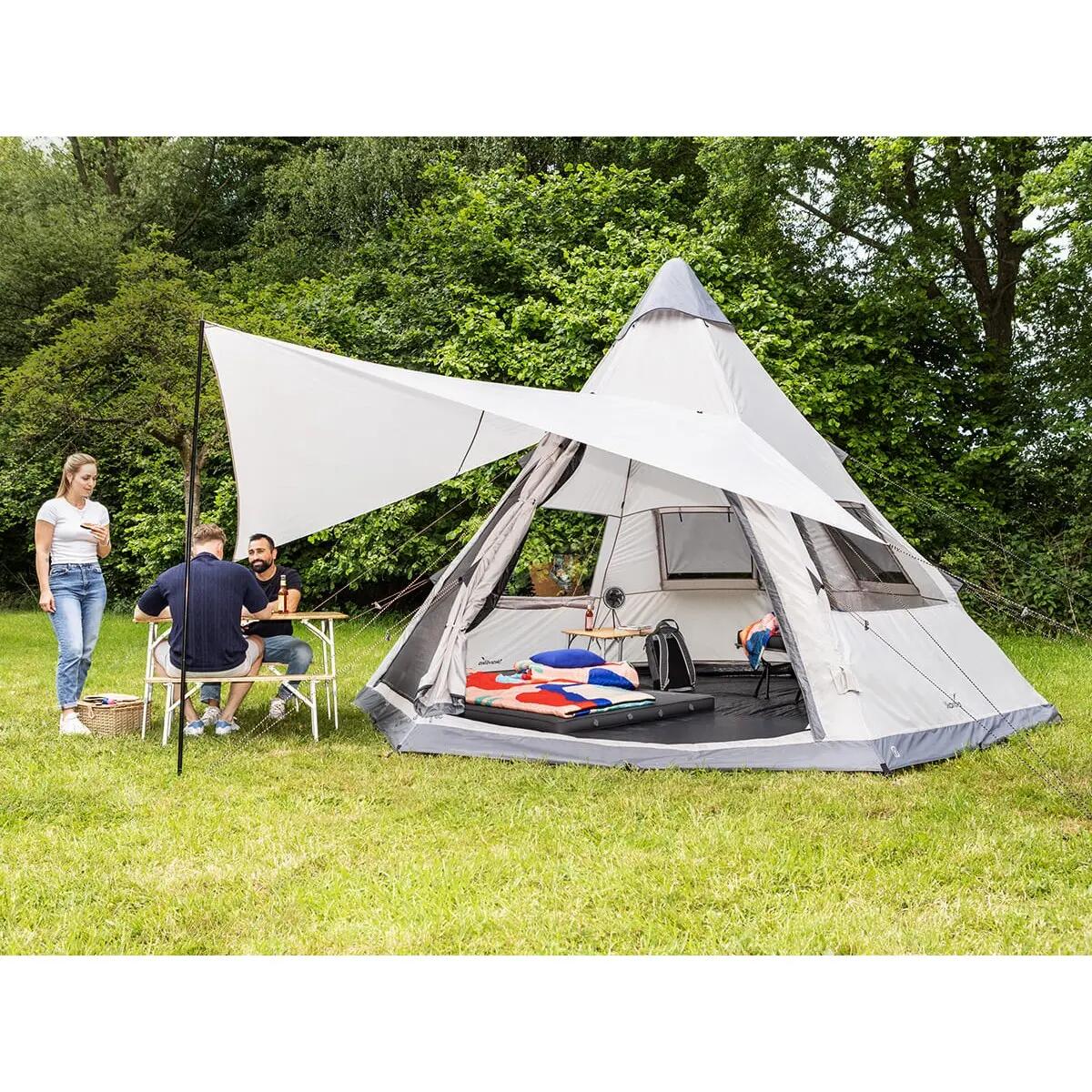 Gebraucht - Luftzelt Tipi Hetta 460 Air Protect - Aufblasbares Familienzelt 4/15