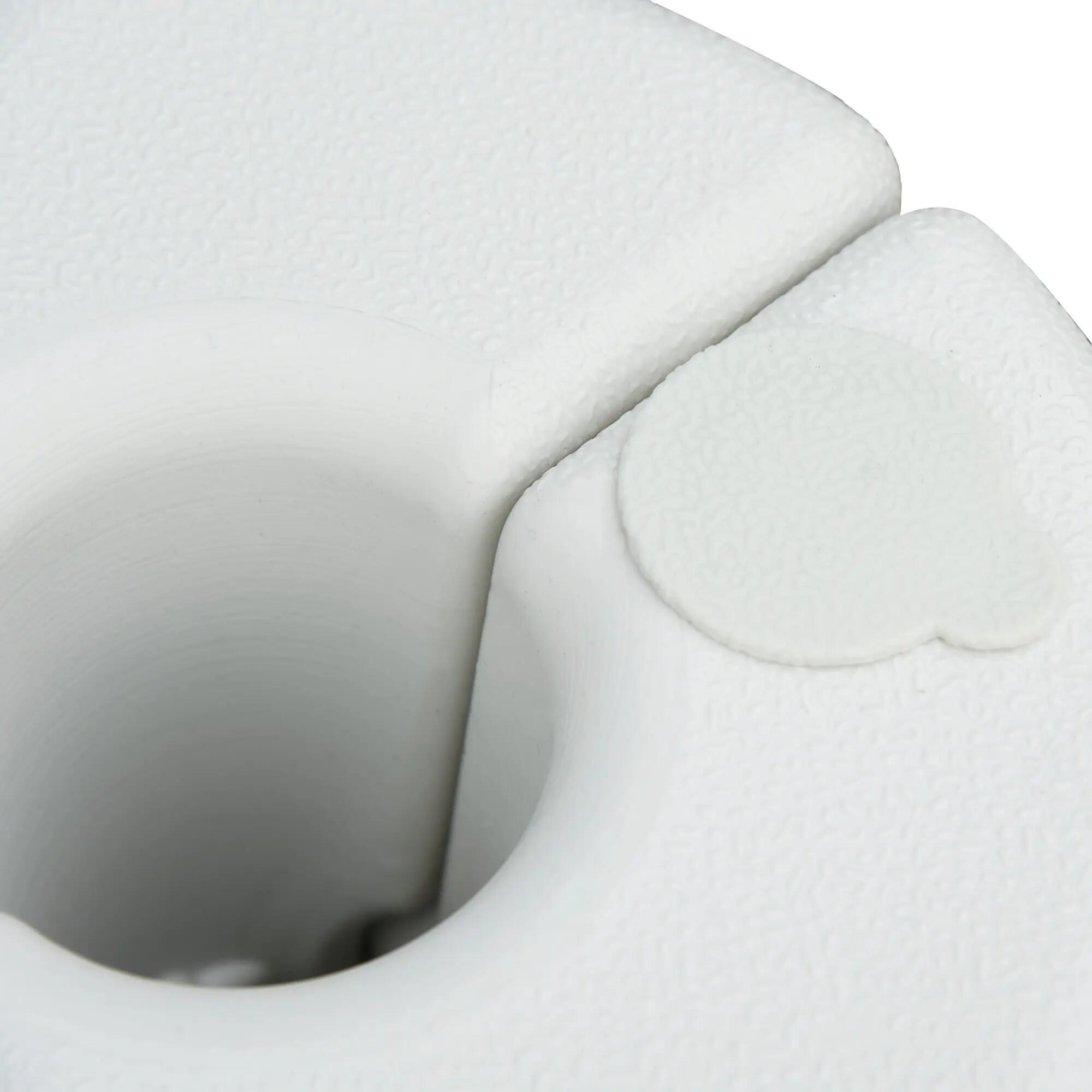 Pesos para Carpas de Eventos Deportivos Outsunny 24x24x25 cm Blanco 5/7