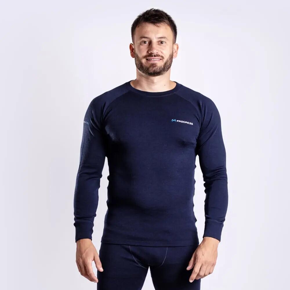 Pánské merino triko s dlouhým rukávem MT TDR 250 3/5