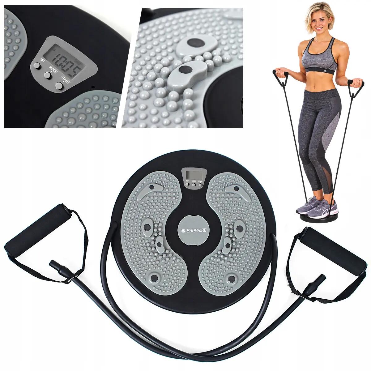Twister obrotowy z linkami i licznikiem LCD Sappphire SG-036 28cm do 150kg 1/9