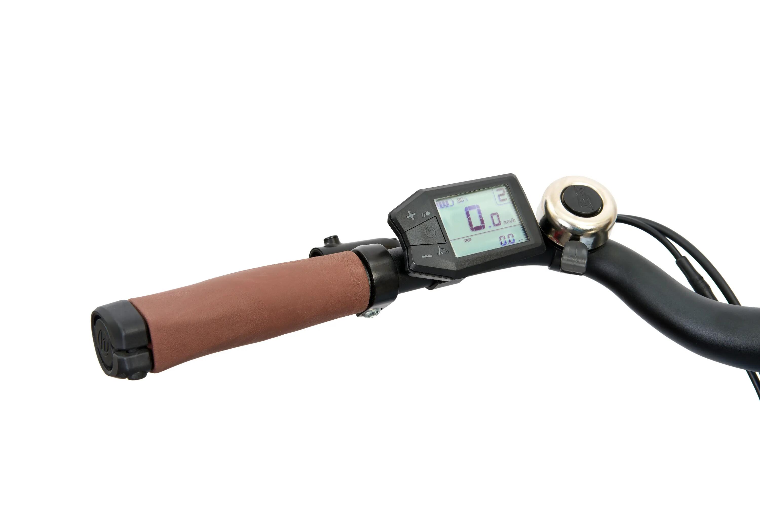 Rower Elektryczny Miejski NEFELE 28" LCD Silnik 250W 45Nm Bateria 36V 15Ah Blue 7/8