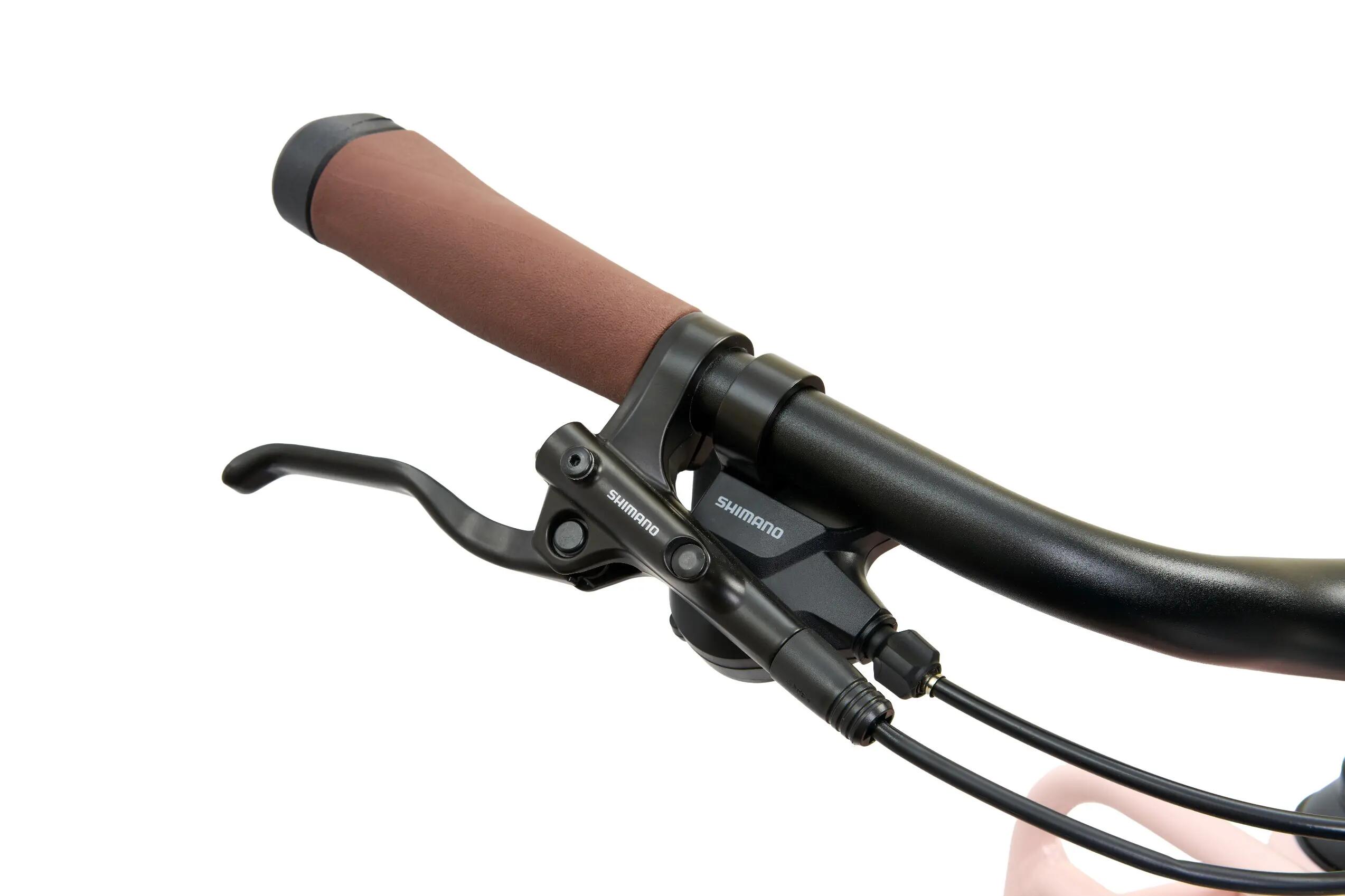 Rower Elektryczny Miejski NEFELE 28" LCD Silnik 250W 45Nm Bateria 36V 15Ah PINK 6/8
