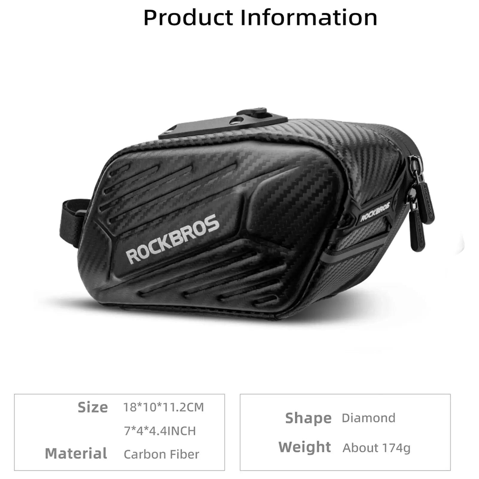 Sacoches de bicyclettes Sacoche de Selle de VTT Etanche Réfléchissant Noir 1,5 L 7/8