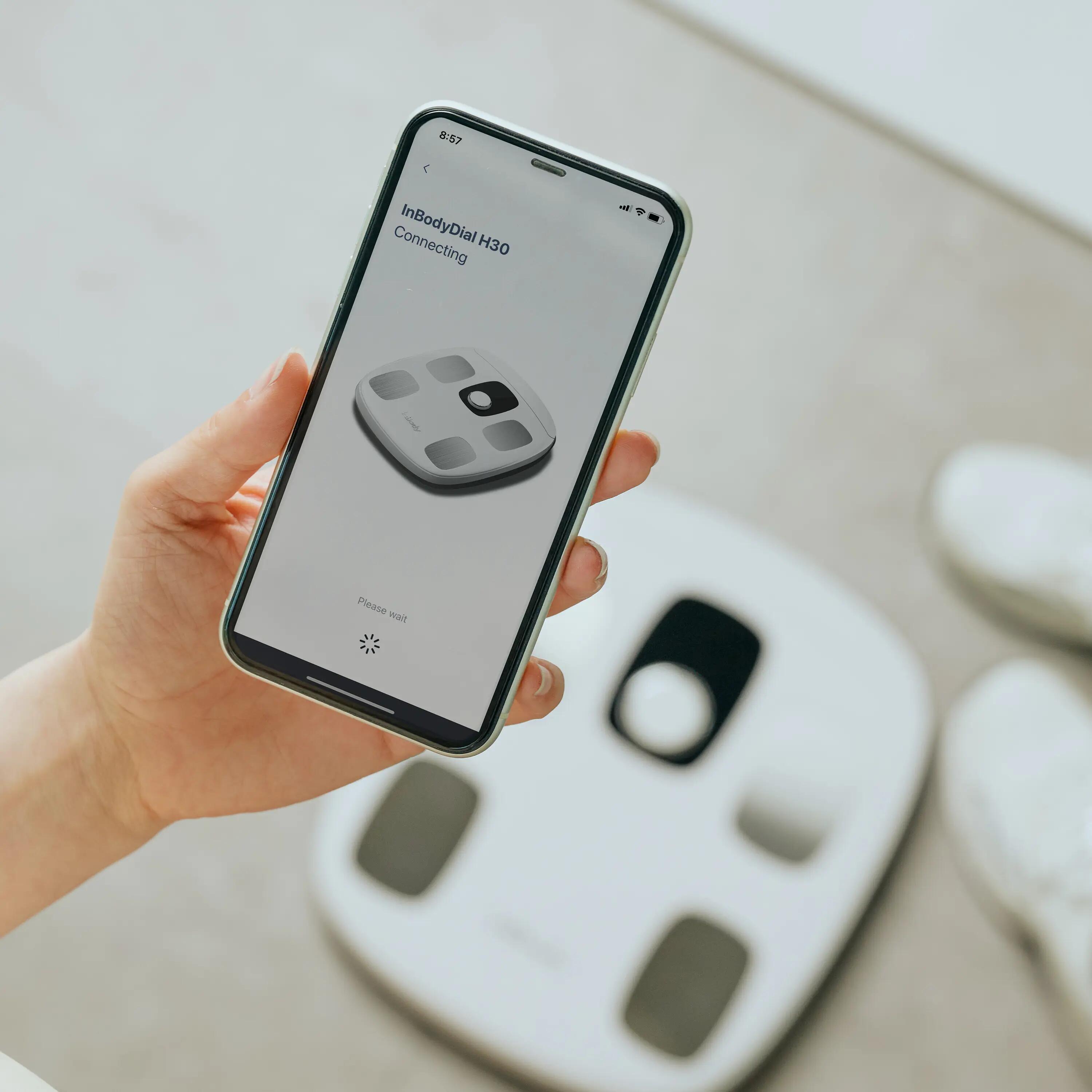 InBody Dial H30 | Bilancia Intelligente | Grasso, massa muscolare e più | Wi-Fi 3/8