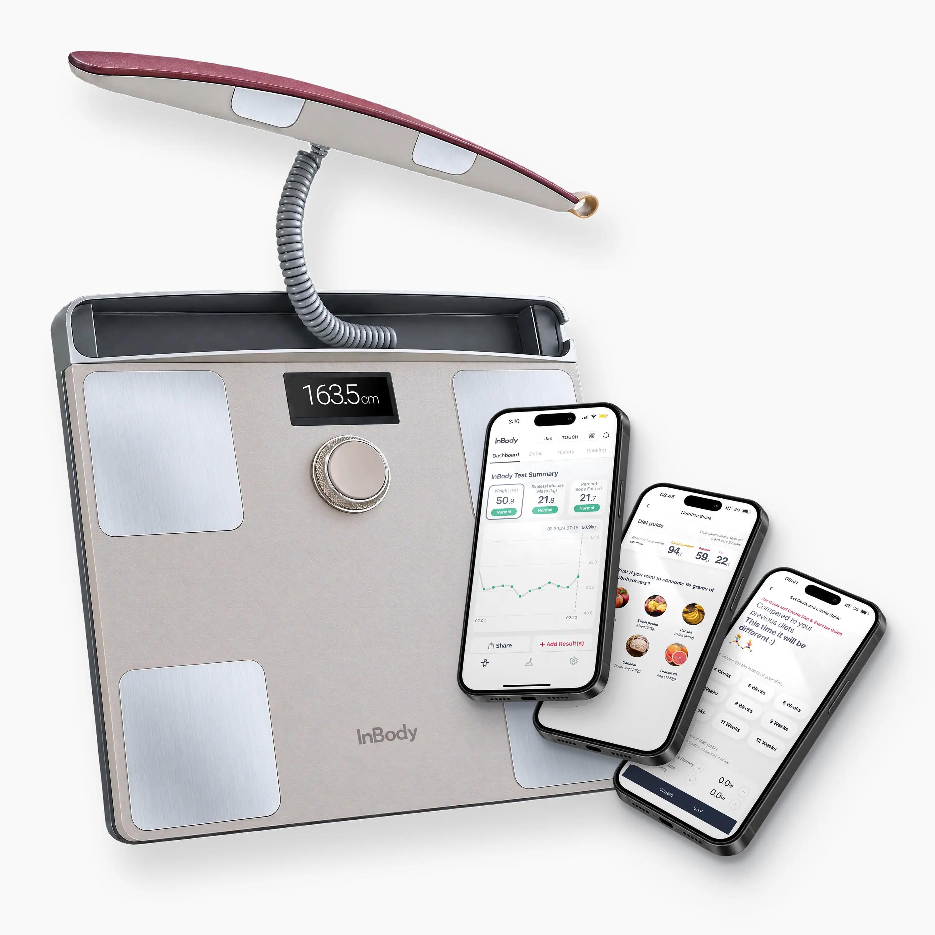 InBody Dial H40 | Bilancia Intelligente | Composizione Corporea Totale | Wi-Fi 3/7