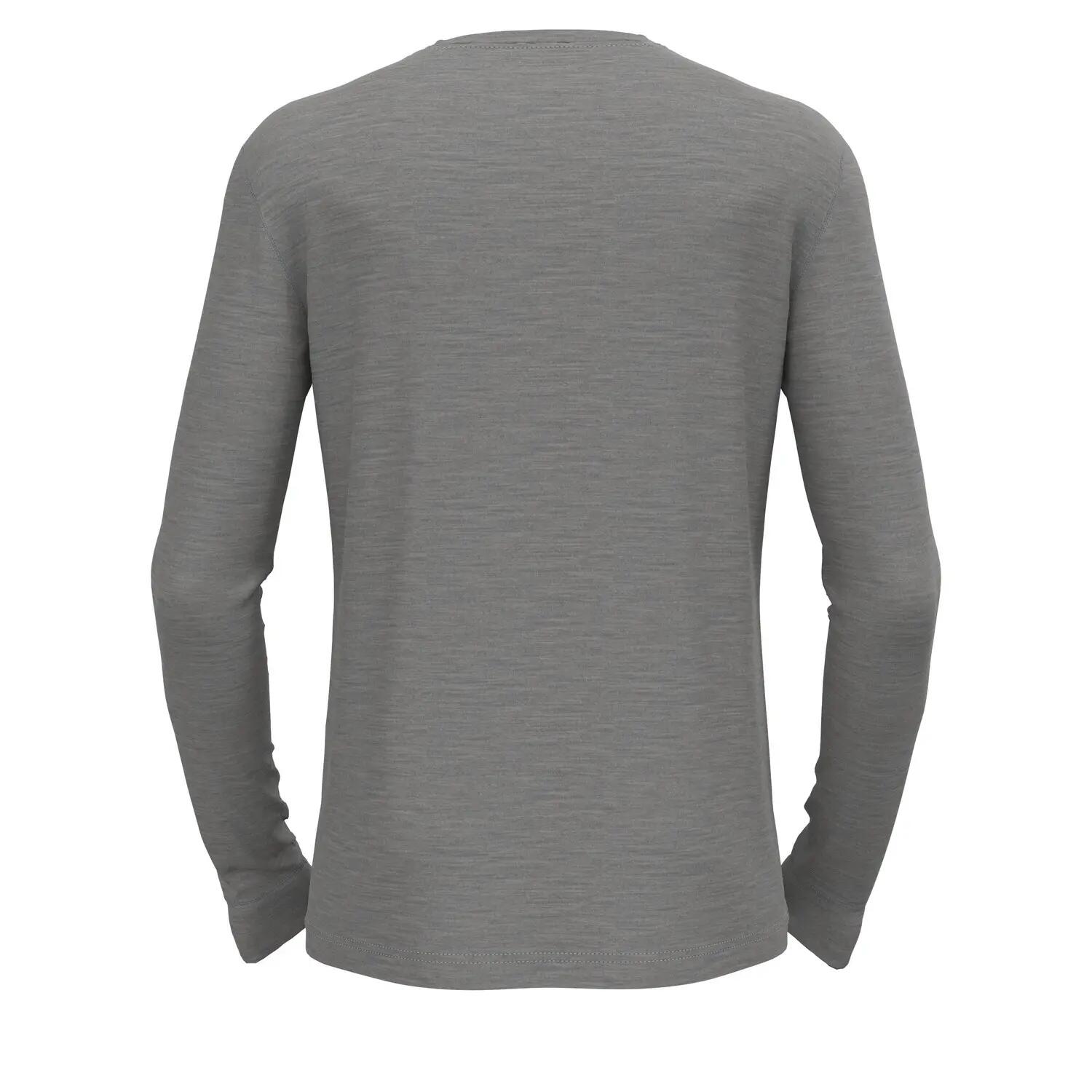 Camiseta interior de manga larga Odlo Merinos 200 Gris Natural 2/11