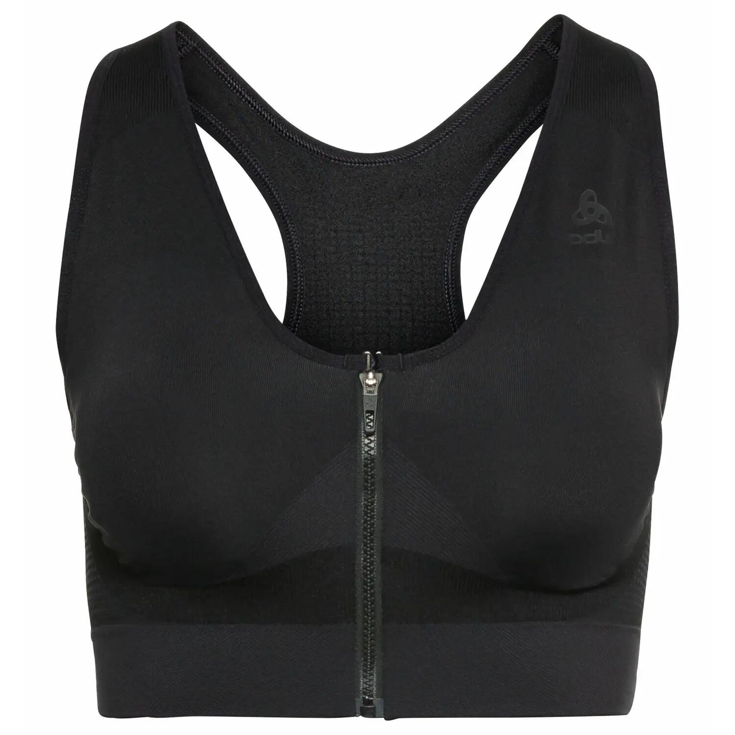 Vrouwen Odlo Seamless High Bra Zwart 3/7
