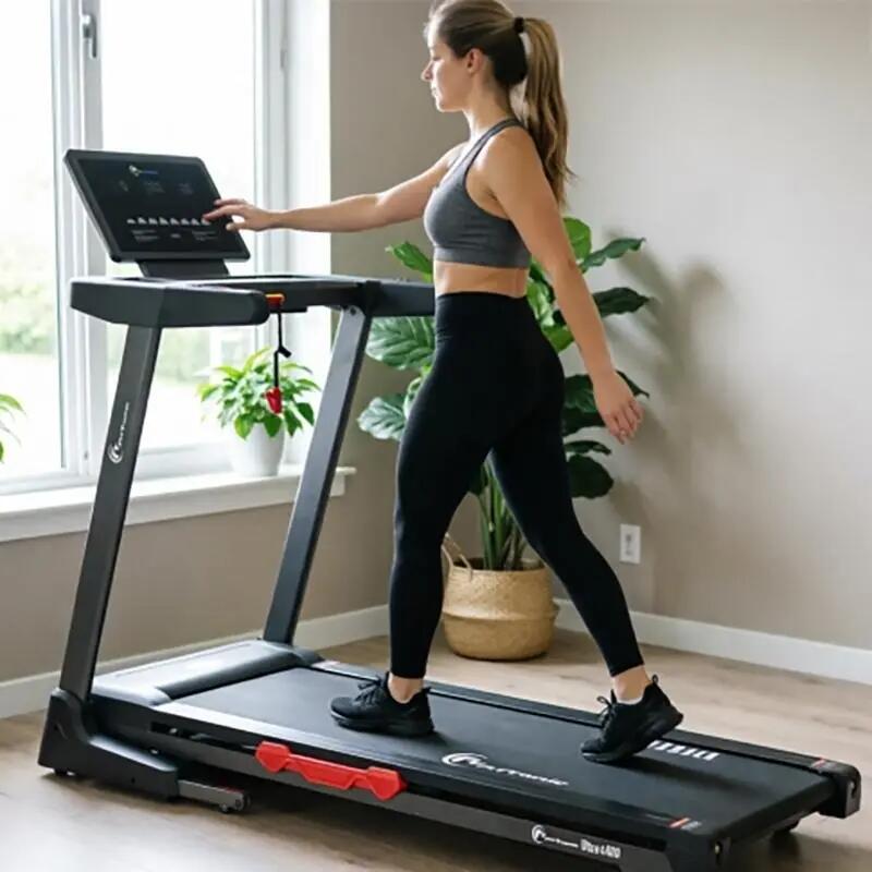 Banda de alergare FitTronic Ultra 4000, motor 3 CP, greutate suportata 120 kg 5/5
