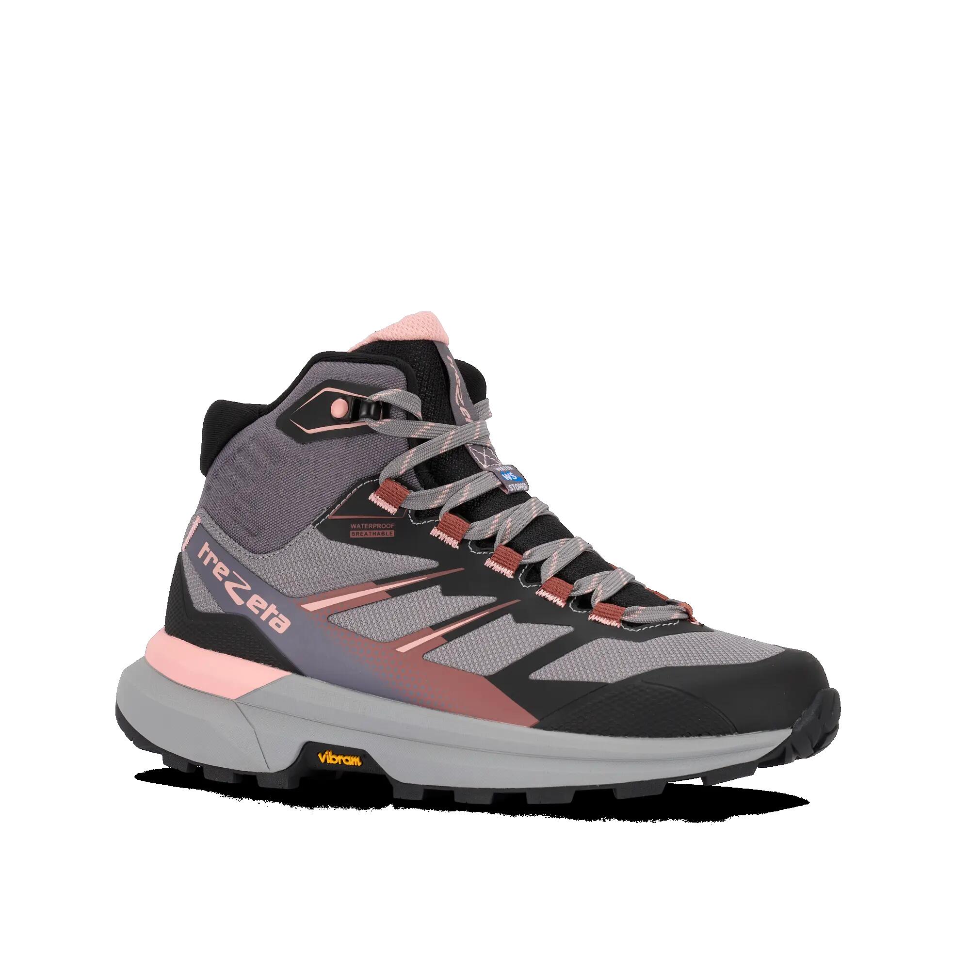 Scarpe Trekking Donna RAVIK MID W'S WP GREY PINK 3/5
