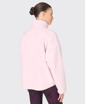Pull Polaire à Demi-Zip et Capuche Sweaty Betty Fleece