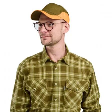 Herren - Outdoorhemd - Flanell, langarm - Härjedalen - oliv 4/5
