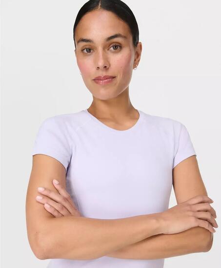 Sweaty Betty Athlete Seamless Workout T-Shirt T-shirt LILAPAARS S