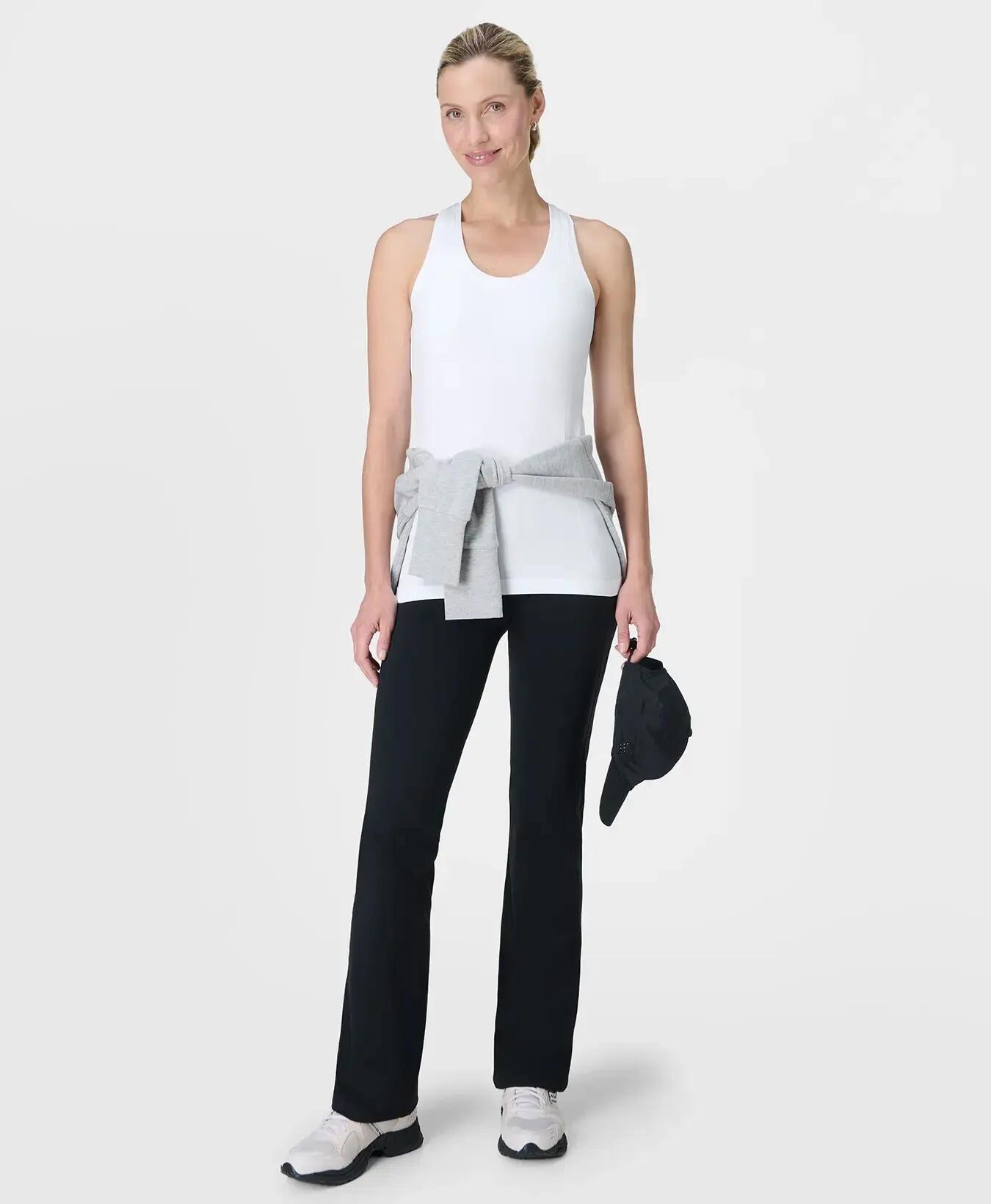 Sweaty Betty Athlete Seamless Workout Tank Top T-shirt WIT L 6/7