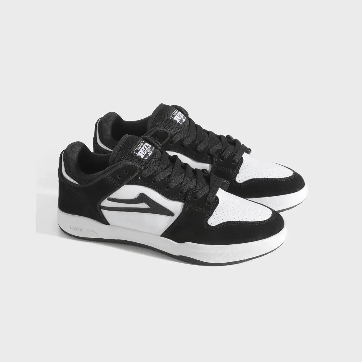 Scarpe da skate Lakai Telford Low Nero Bianco 3/6