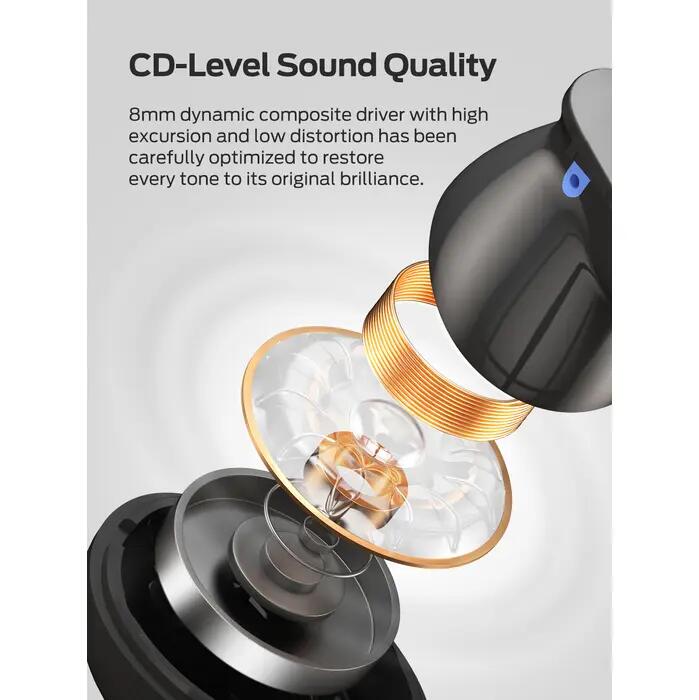Ecouteurs intra-auriculaires True Wireless Monster N-Lite Clear Talk Noir 2/7