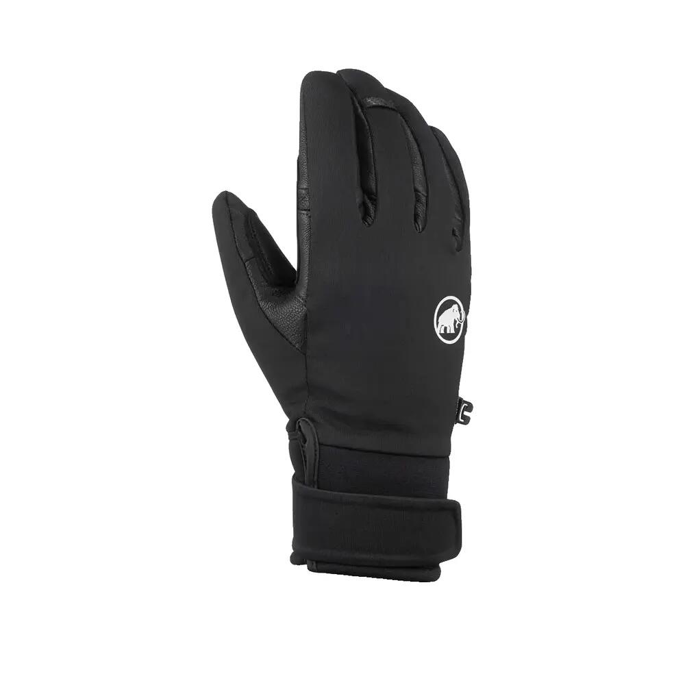 Gants Mammut Astro Guide Softshell Noir — GORE-TEX Windstopper 1/2