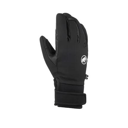 Gants Mammut Astro Guide Softshell Noir — GORE-TEX Windstopper