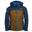 Veste hybride Softshell pour enfants Lysefjord bleu marine/bronze/bleu azur