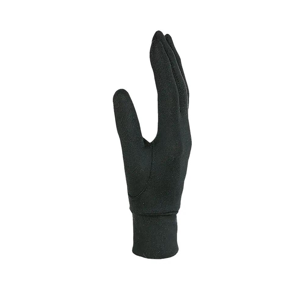 Gants Level Silk Unisexe en Soie Noir 4/4