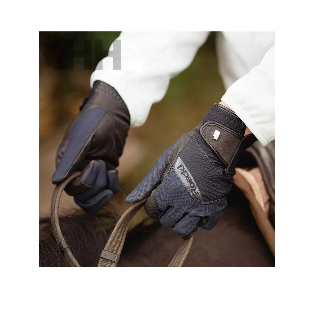 Gants Roeckl Millero Bleus pour équitation 3/3