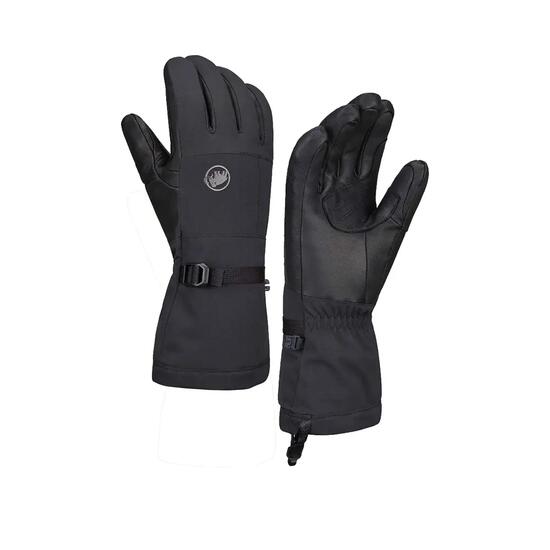 Gants Mammut Stoney Noir femme en cuir de chèvre