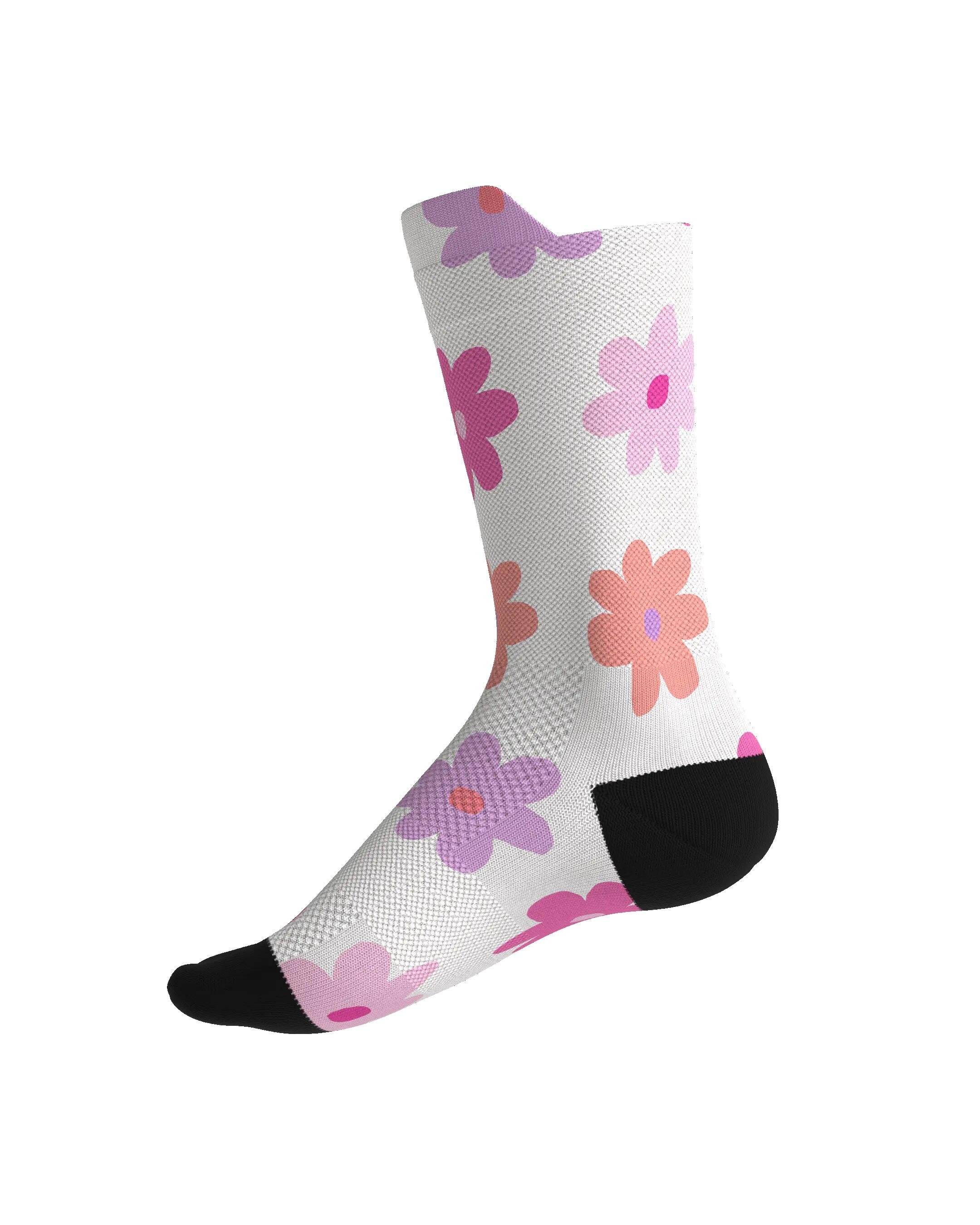 CHAUSSETTE DE TRAIL RUNNING FULLKROSS PURE FLORE 6/7