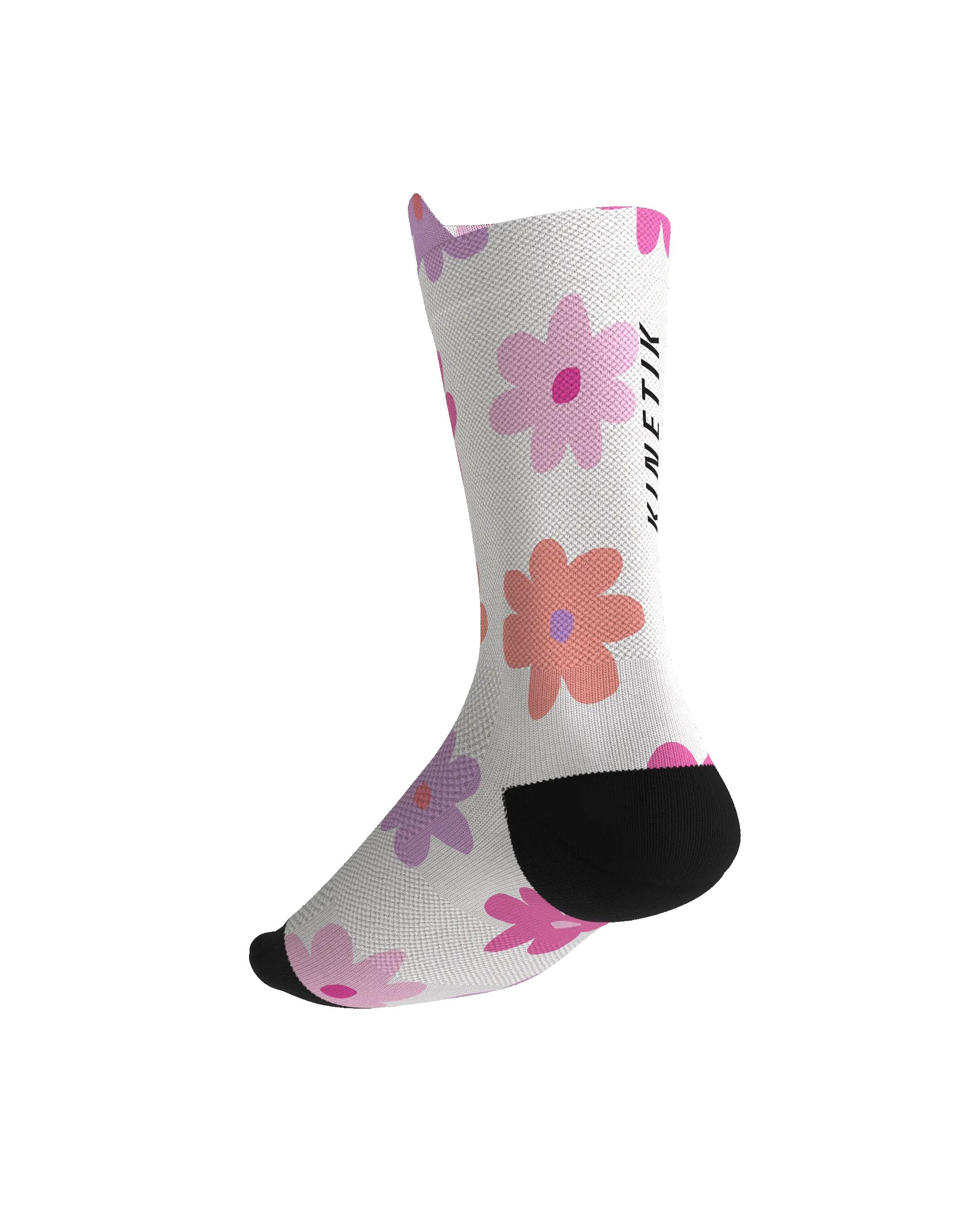 CHAUSSETTE DE TRAIL RUNNING FULLKROSS PURE FLORE 5/7