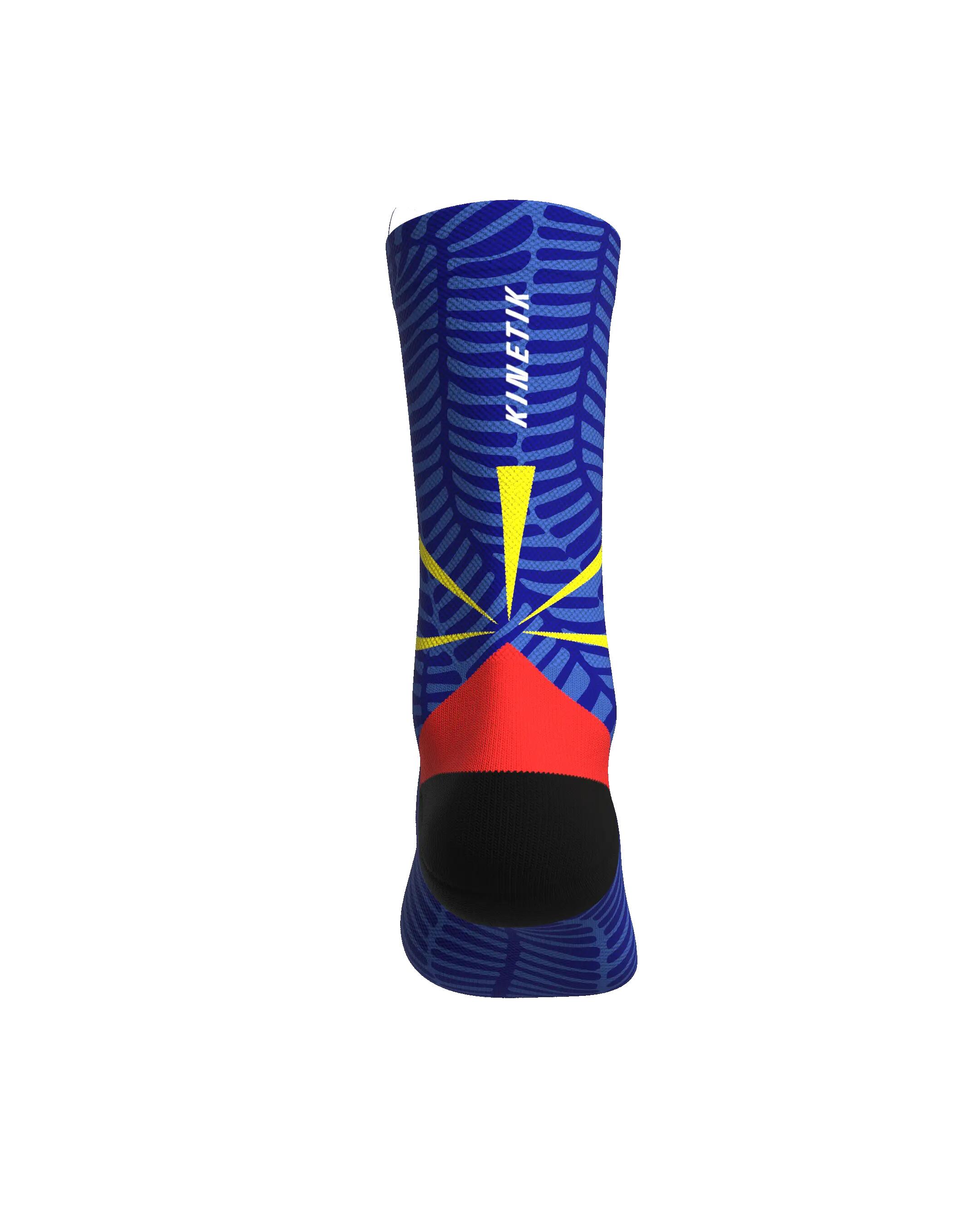 CHAUSSETTE DE TRAIL RUNNING FULLKROSS ILE DE LA REUNION FLAG 2/5