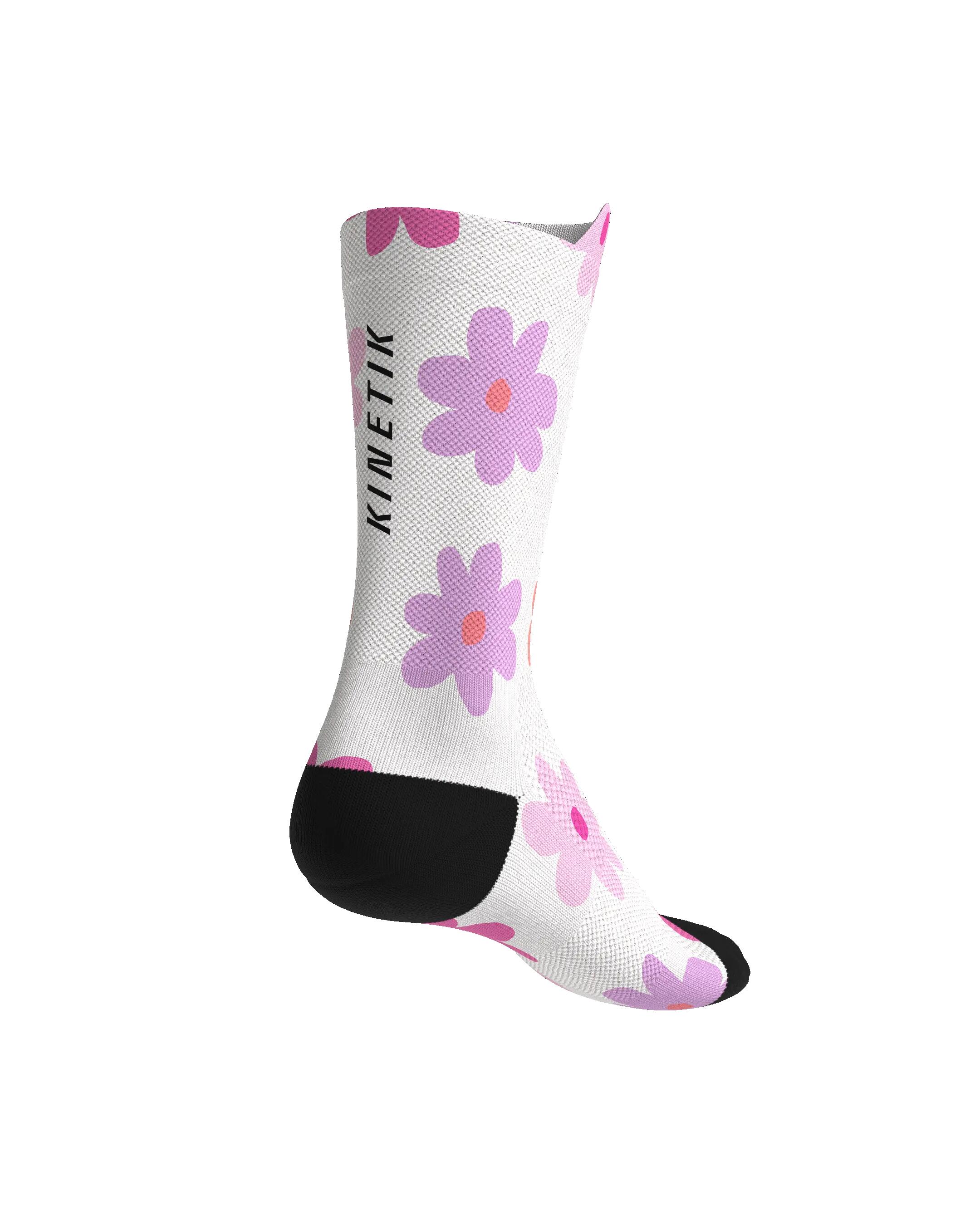 CHAUSSETTE DE TRAIL RUNNING FULLKROSS PURE FLORE 3/7