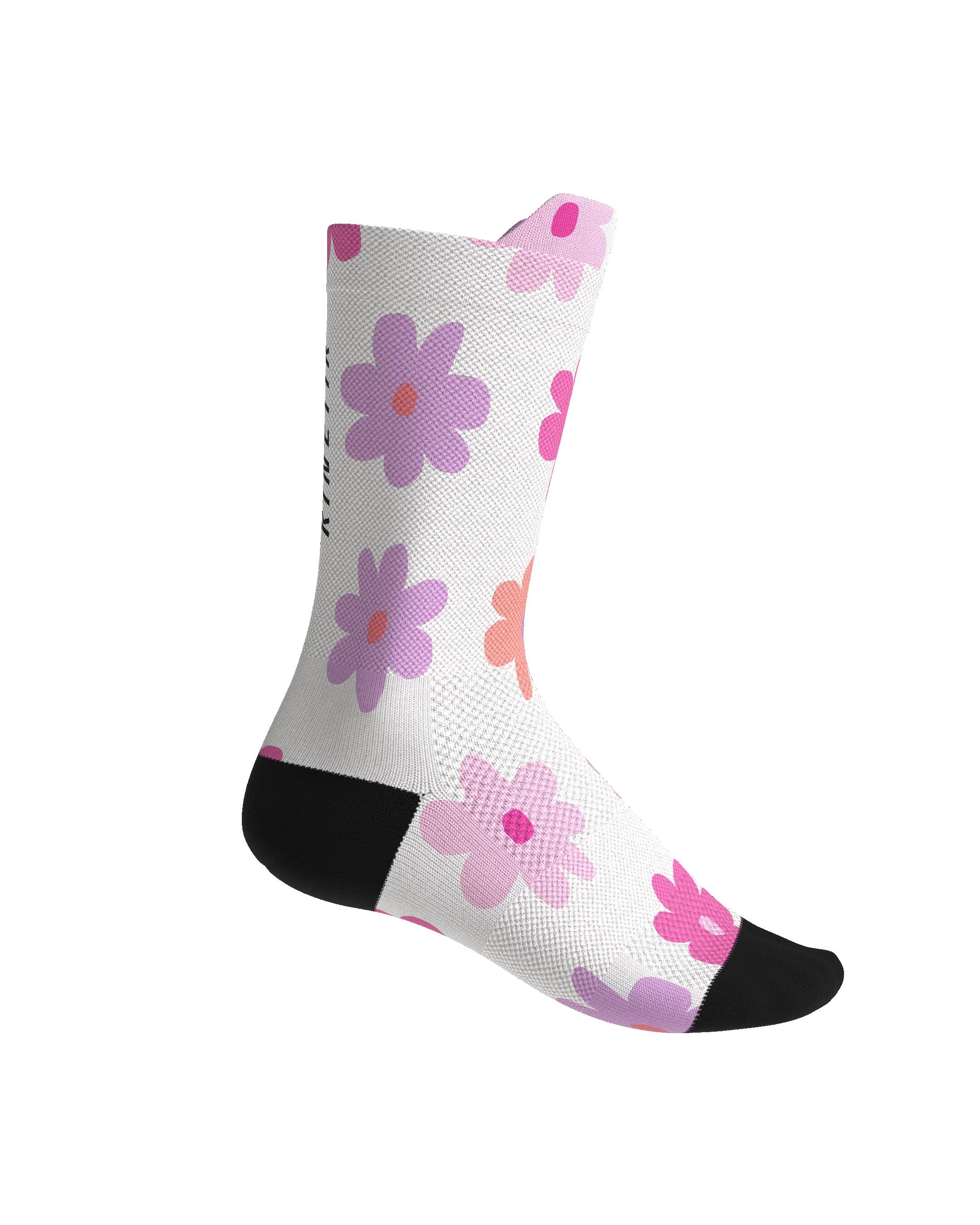 CHAUSSETTE DE TRAIL RUNNING FULLKROSS PURE FLORE 2/7