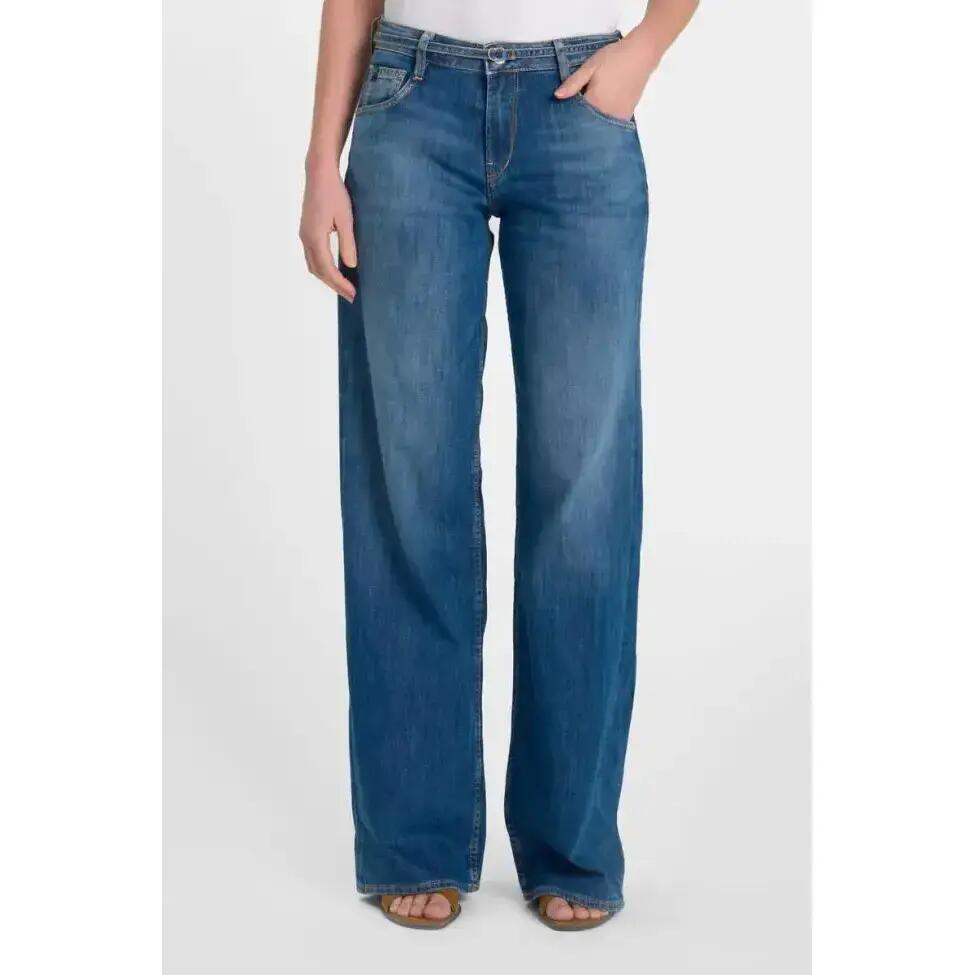 Dames Wide Leg Jeans Le Temps des cerises Lauryn Jab 3/5